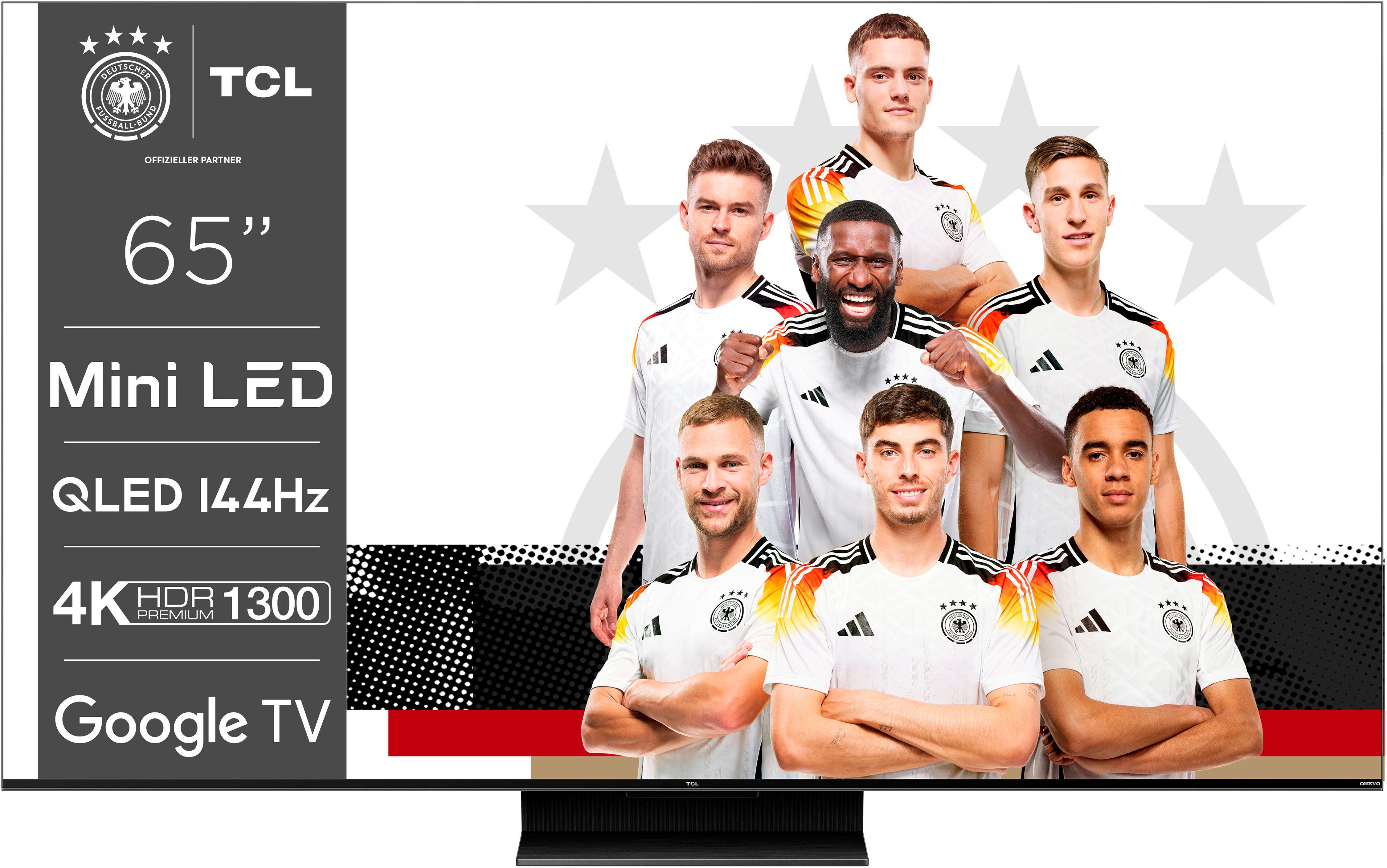 TCL 65C803GX1 Mini-LED-Fernseher (164 cm/65 Zoll,
