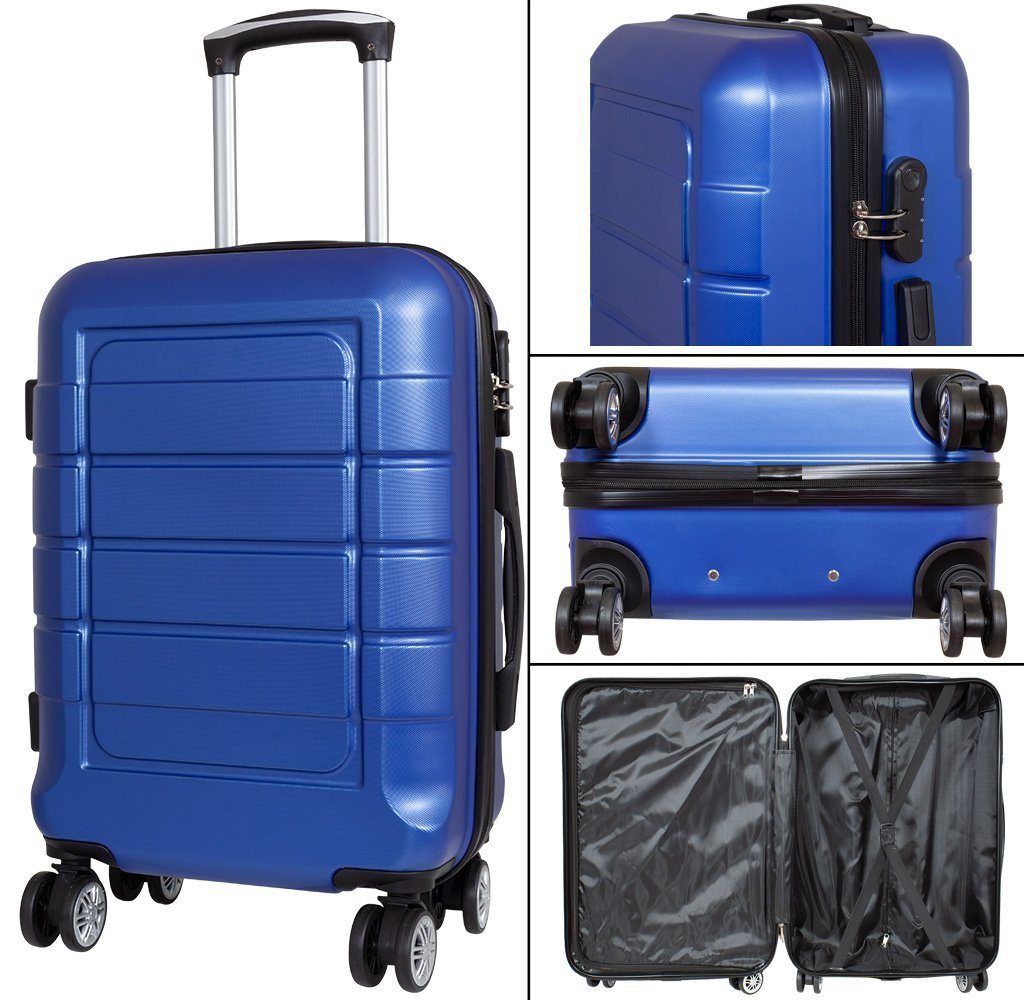 MONOPOL® Hartschalen-Trolley Hartschalen-Trolley Reisekoffer ABS Hartschalenkoffer,
