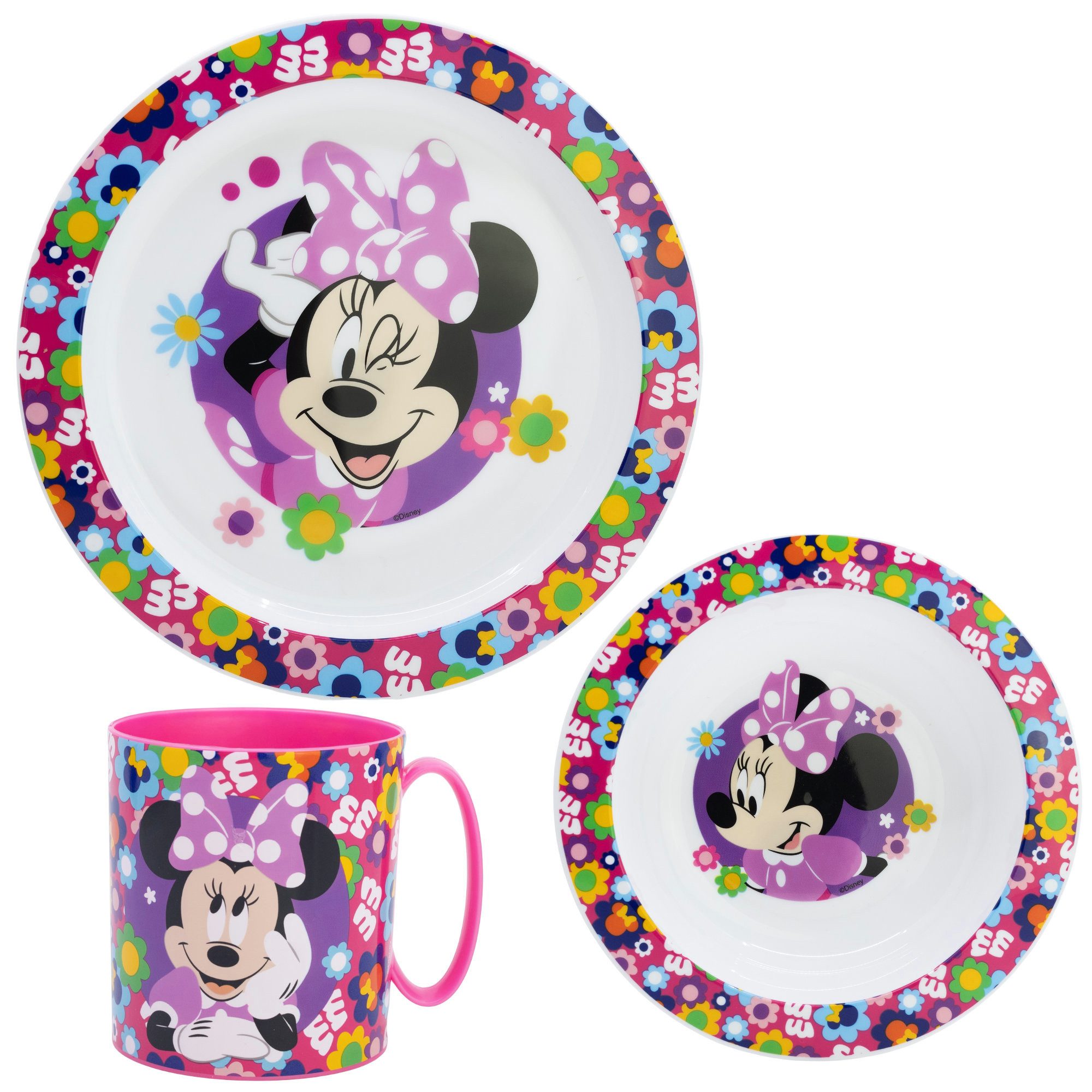 Disney Kindergeschirr-Set Disney Minnie Maus Kinder