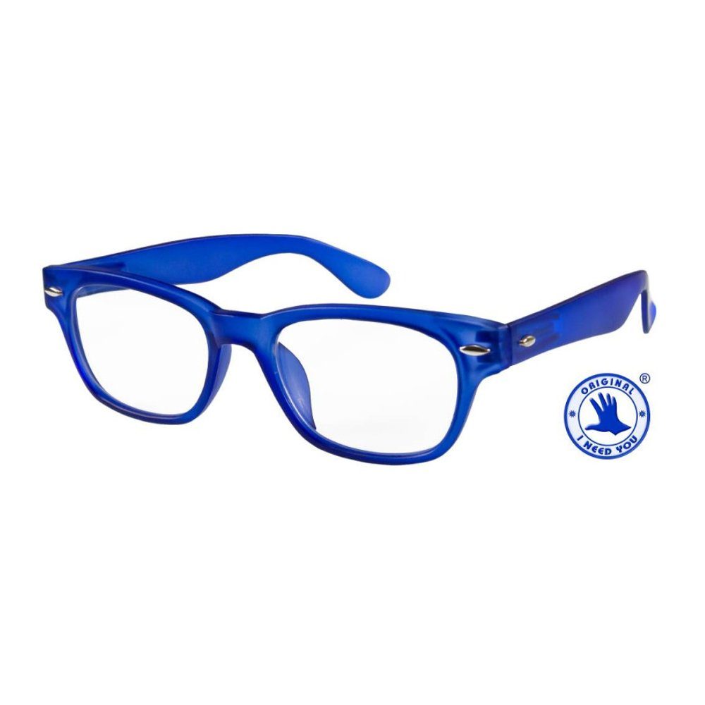 I Need You Lesebrille Woody Blau
