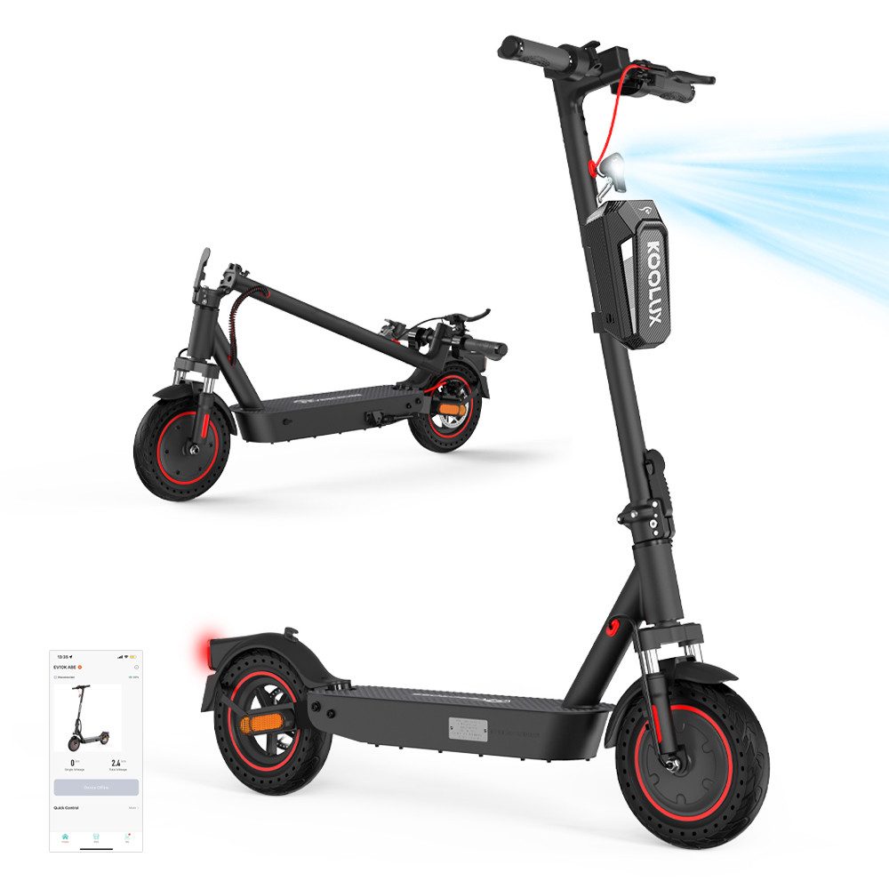 CITYSPORTS E-Scooter, 10' Elektroroller Mit Straßenzulassung(ABE)