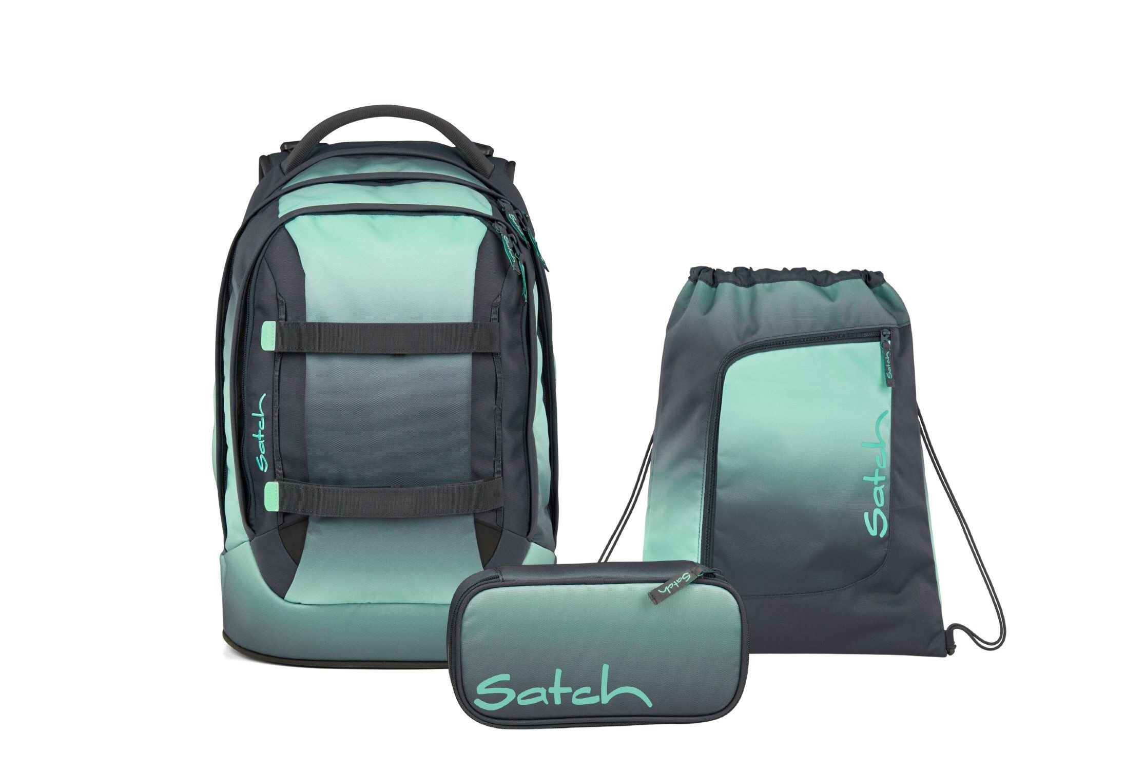 Satch Schulranzen Schulrucksack-Set PACK Gradient Mint