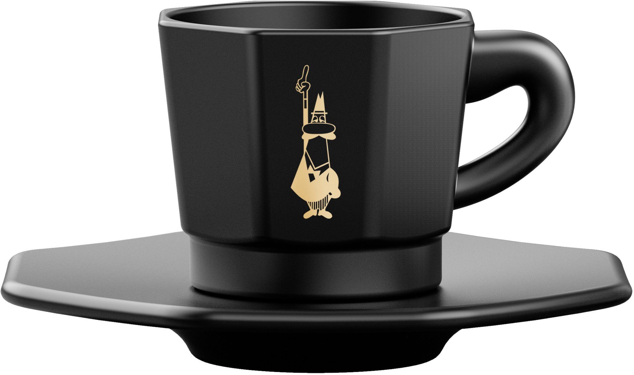 BIALETTI Espressotasse, Porzellan, 4 Tassen, 4