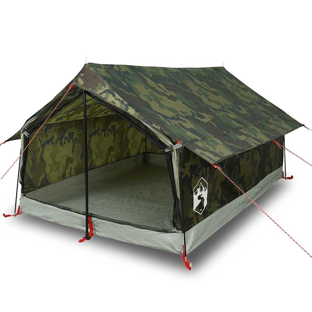 vidaXL Kuppelzelt Campingzelt 2 Personen Tarnmuster