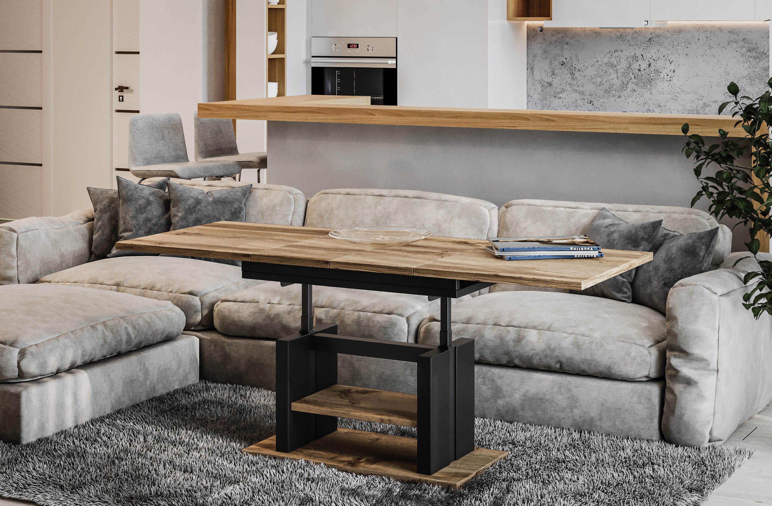 Endo-Moebel Couchtisch Dior 110cm - 170cm