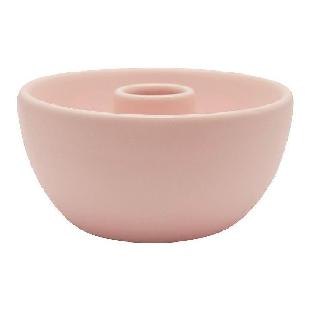 Greengate Kerzenhalter Kerzenleuchter Rund Pale Pink