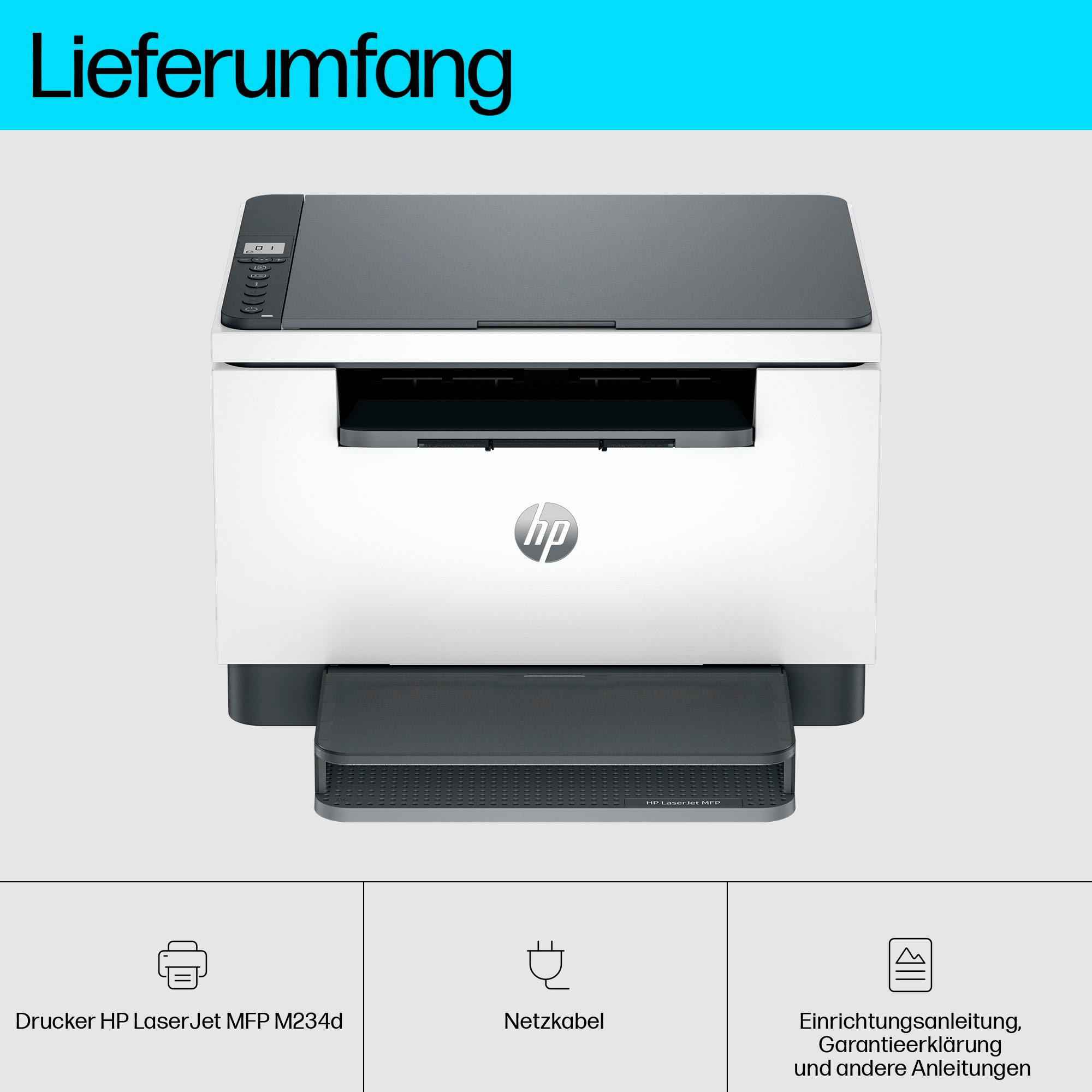 HP LaserJet MFP M234d Multifunktionsdrucker, (HP