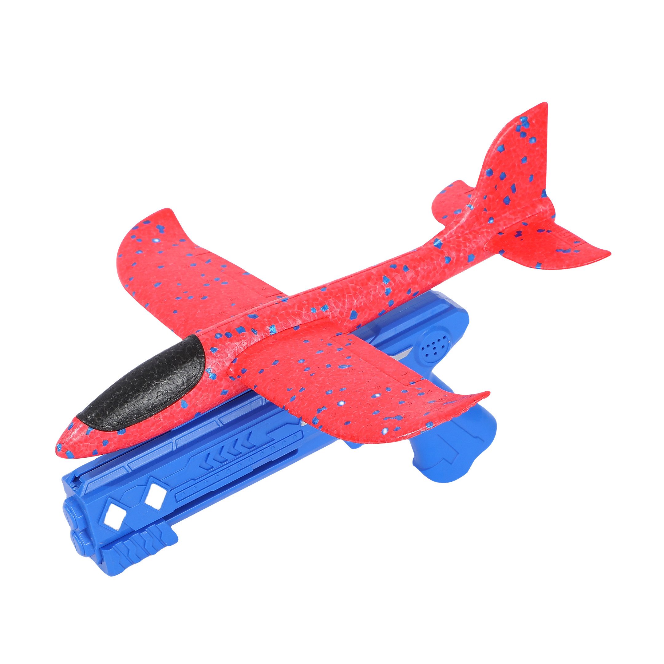 FUNFY Spielzeug-Flugzeug Flugzeug-Abschusspistole aus Schaumstoff für