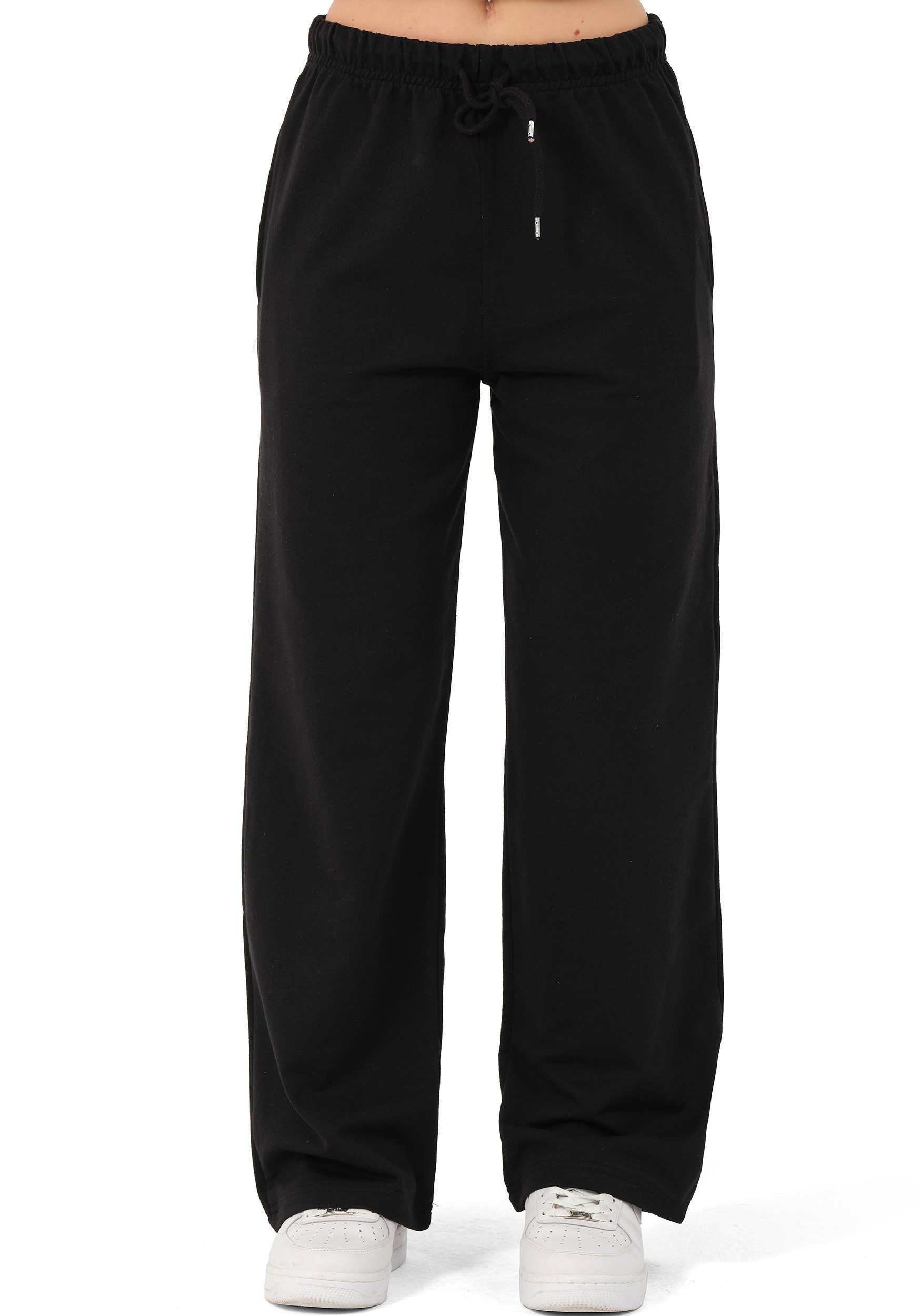 ROSS CAMP Jogginghose Jogginghose Damen, weite