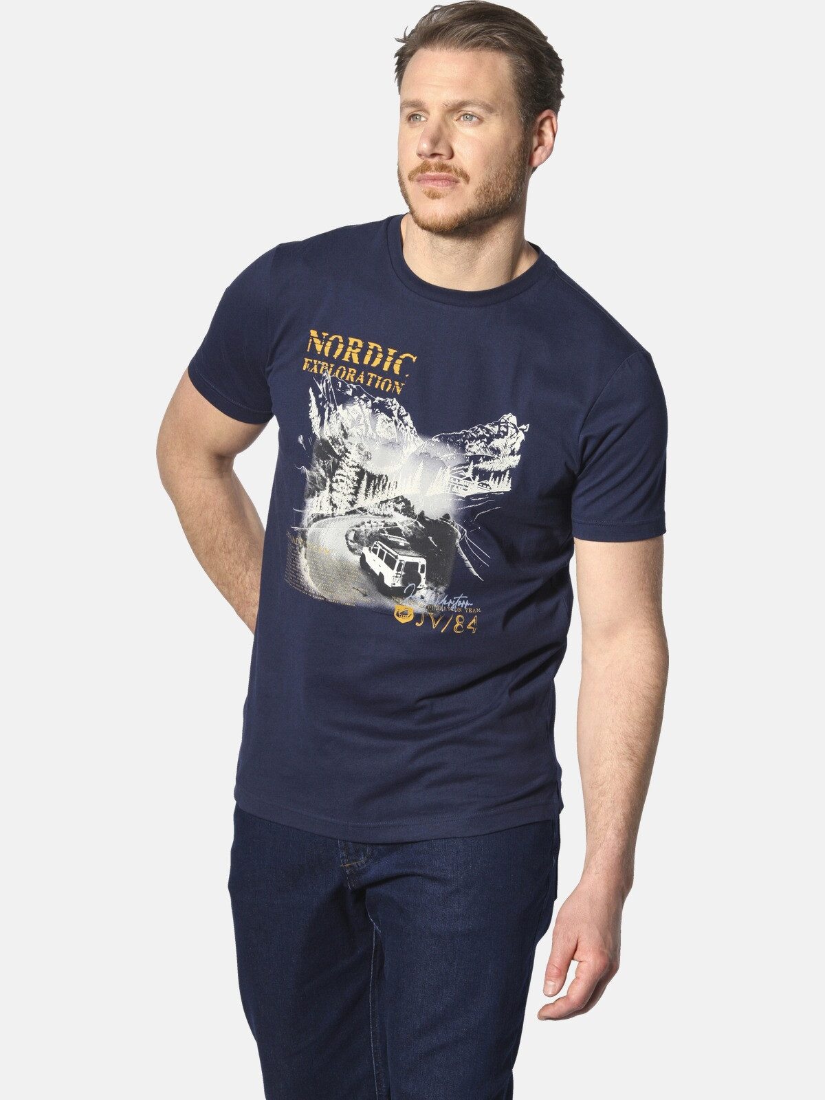Jan Vanderstorm T-Shirt HAKSE mit nordischem