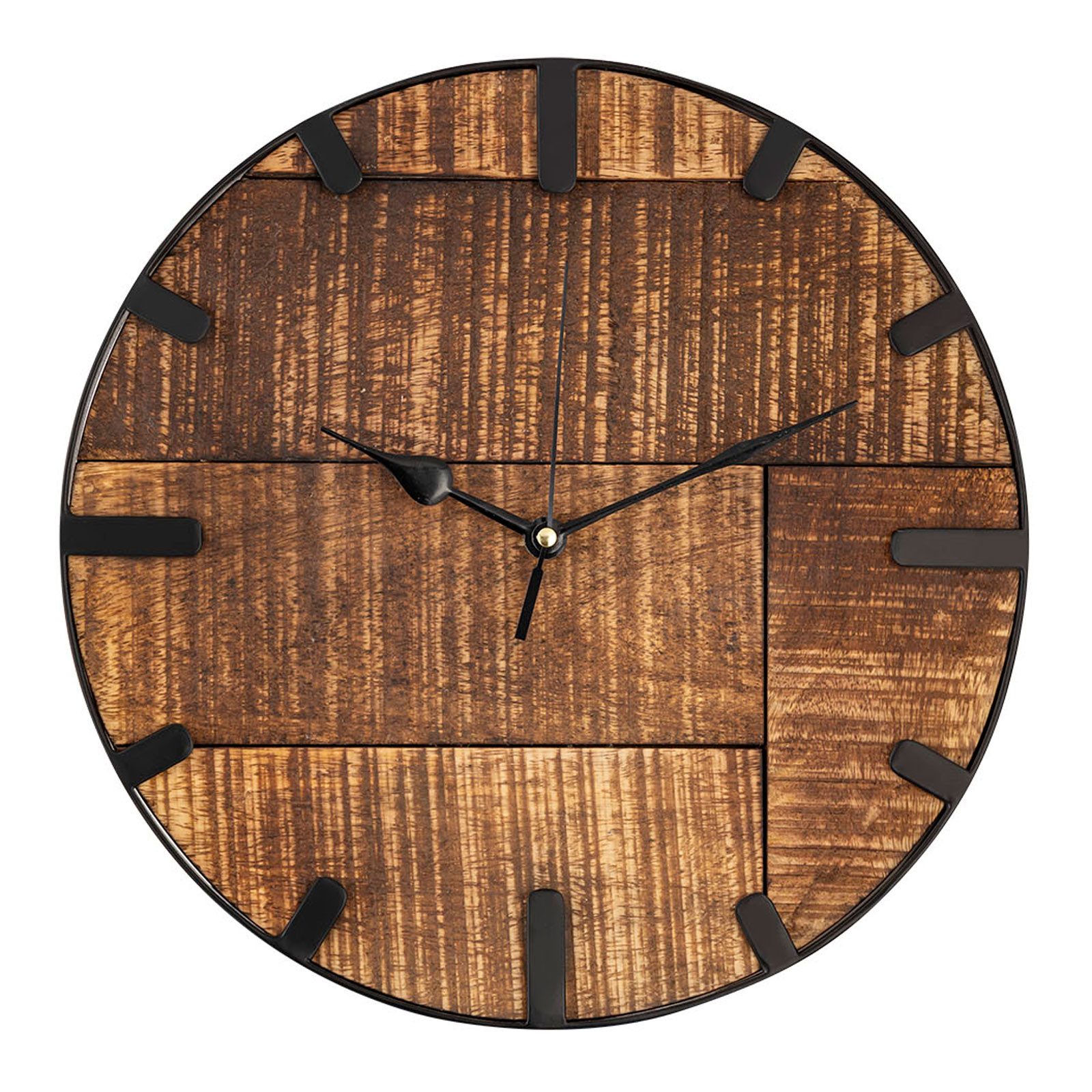 Amagohome Wanduhr Wanduhr Holz ø 30