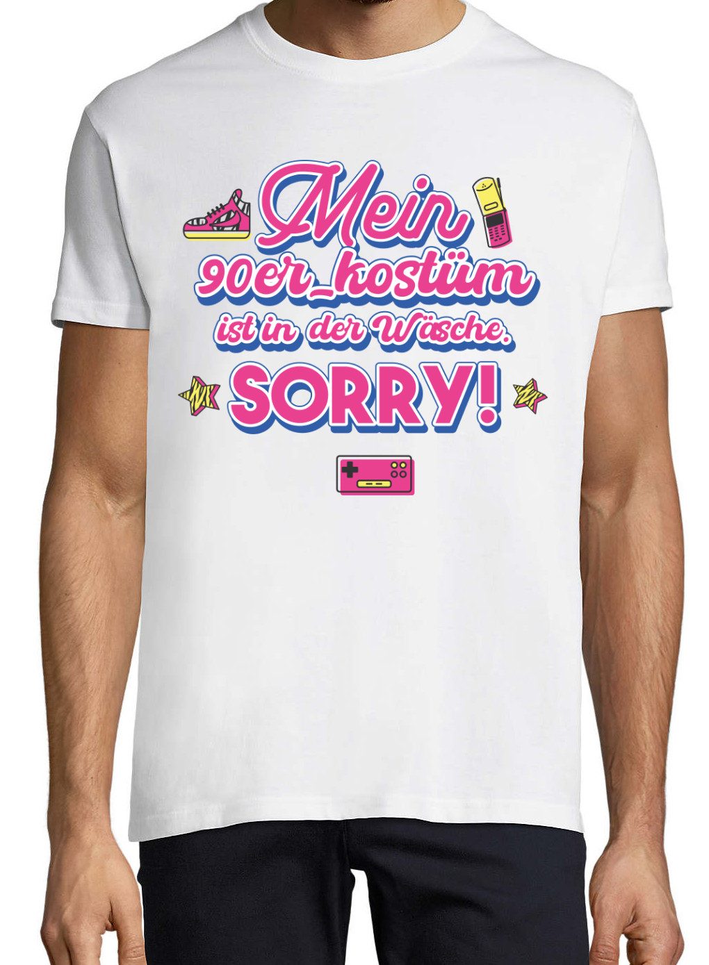 Youth Designz Print-Shirt MEIN 90er KOSTÜM