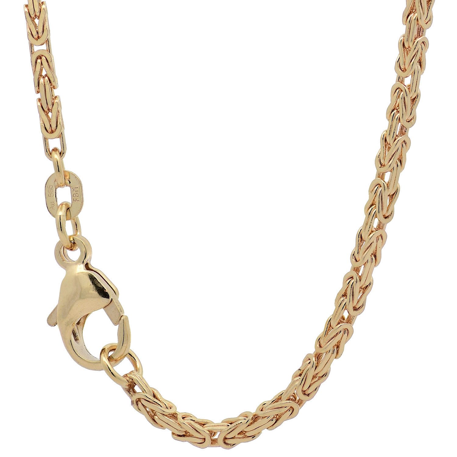 HOPLO Königskette Goldkette Königskette Armkette Breite