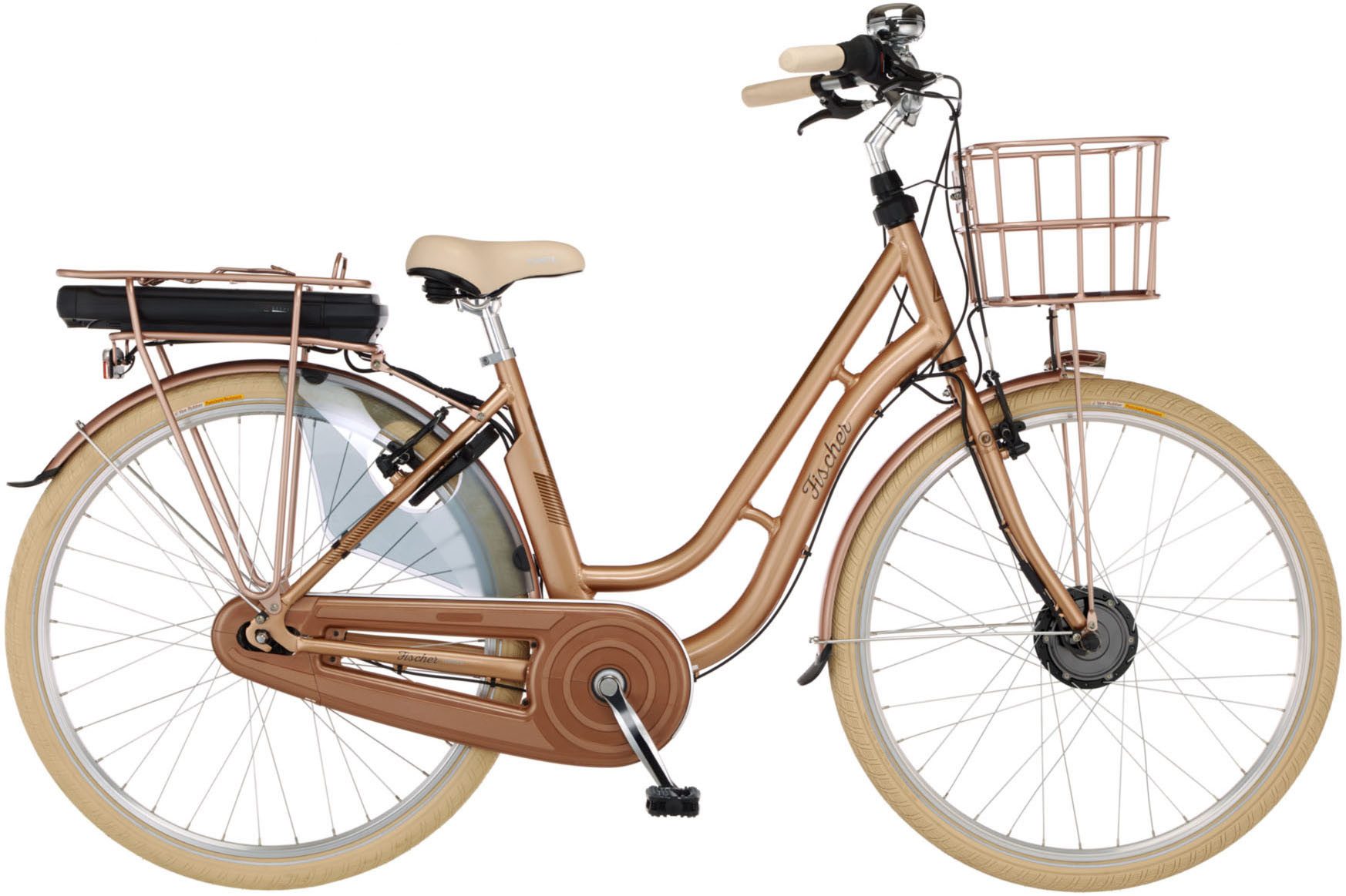 FISCHER Fahrrad E-Bike Cityrad CITA RETRO