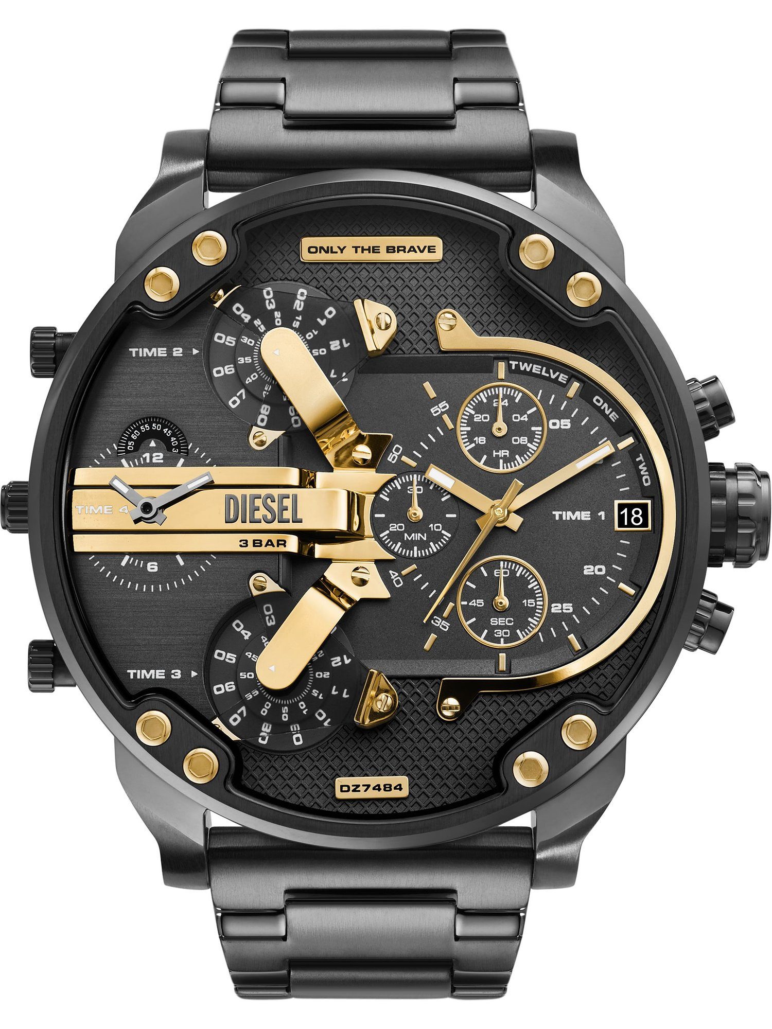 Diesel Chronograph Diesel Herren-Uhren Analog Quarz