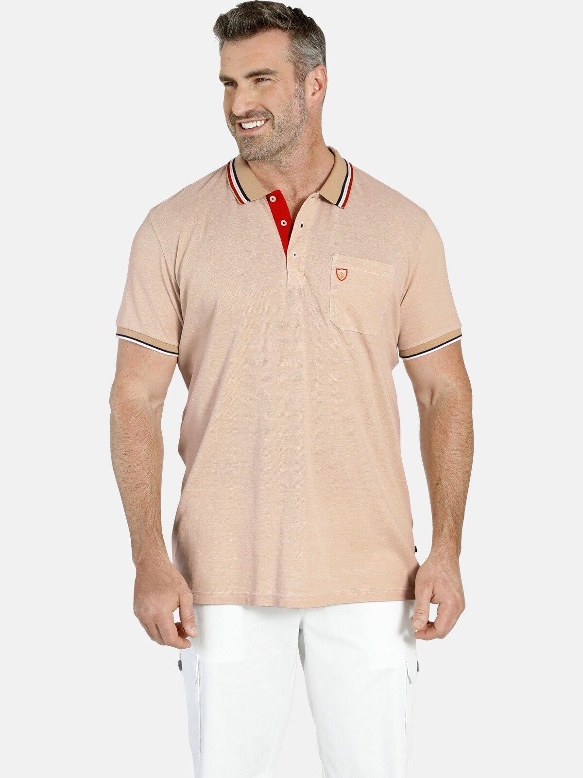 Charles Colby Poloshirt EARL IVOR zweifarbiges