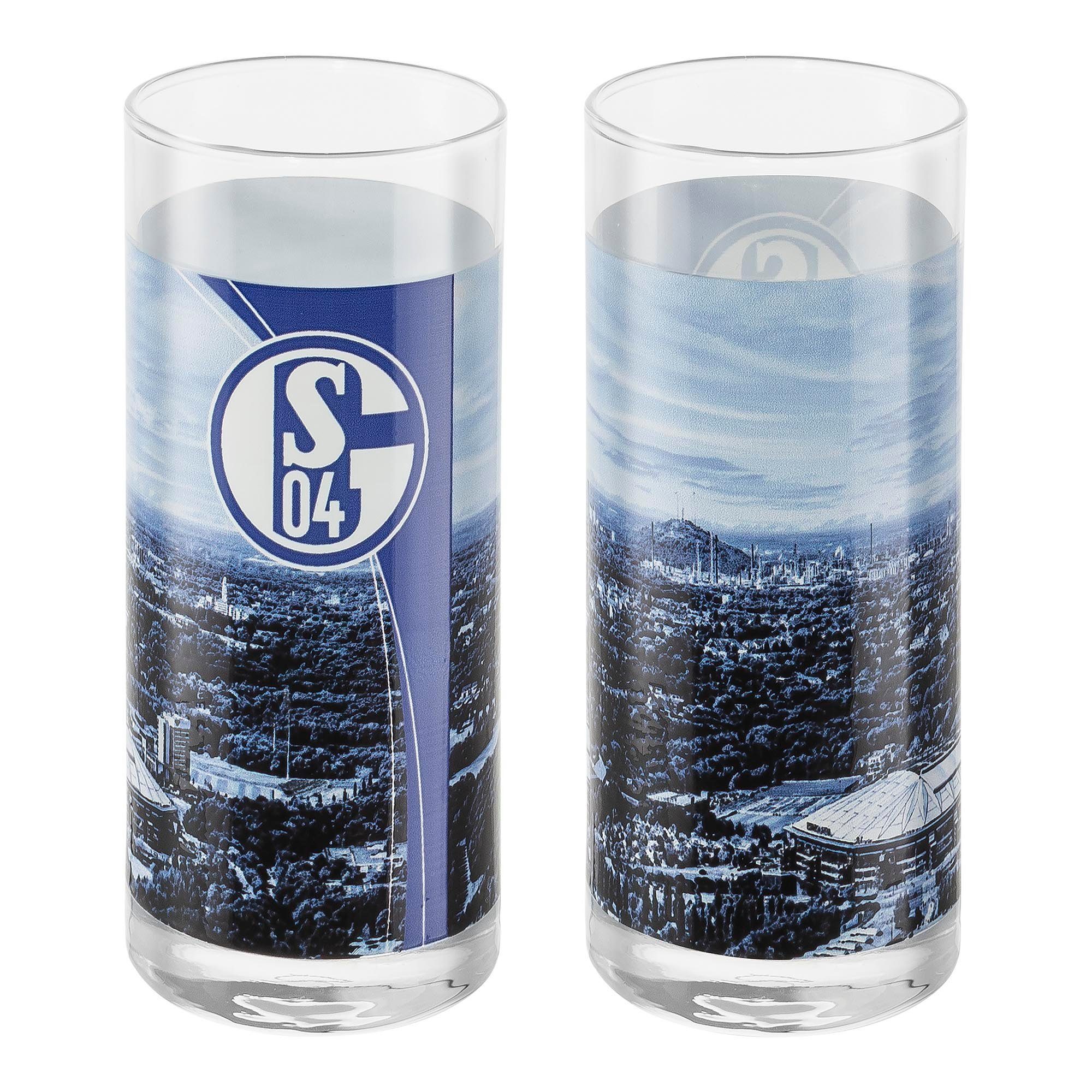 FC Schalke 04 Glas Glas 2er-Set,