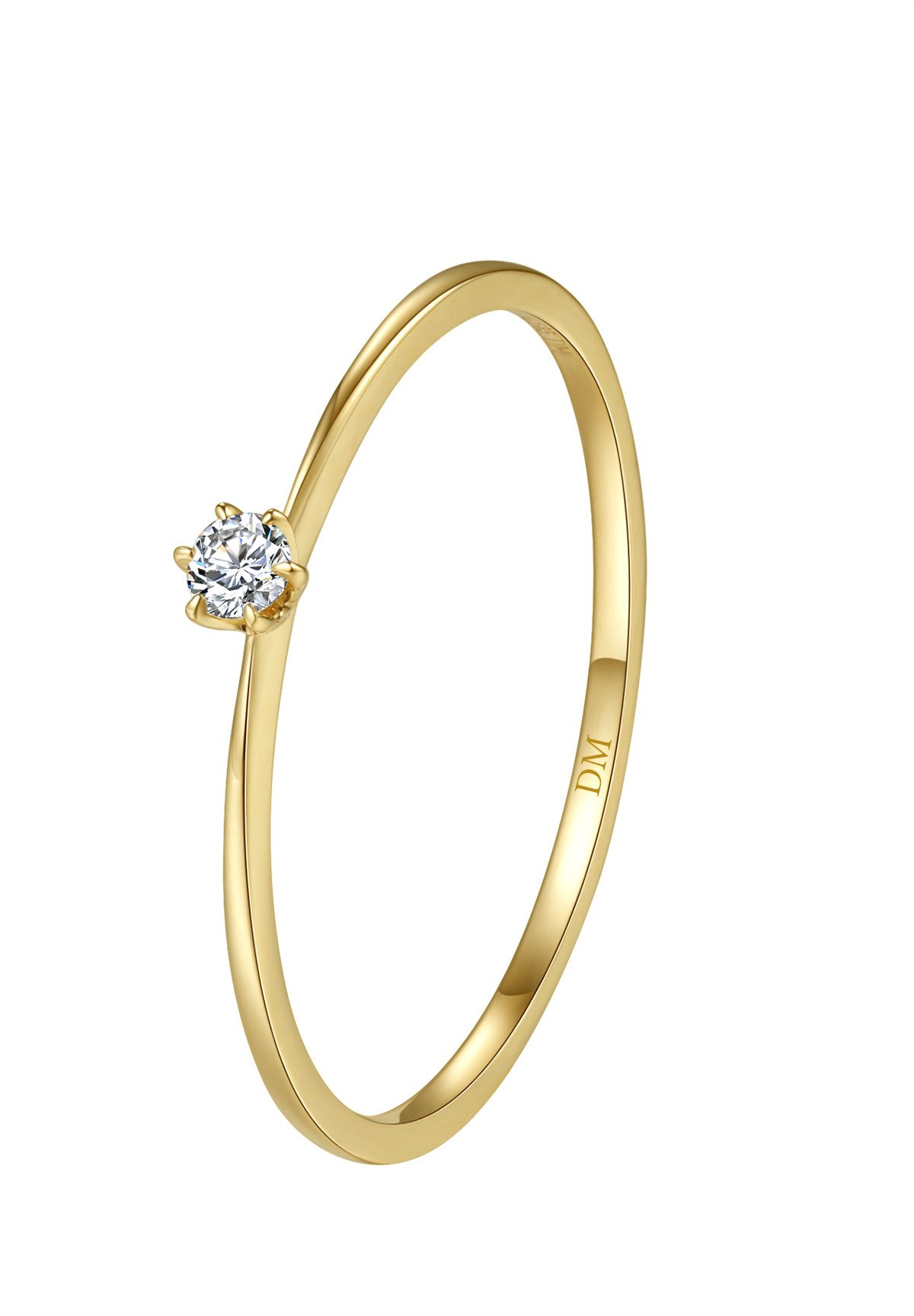 Dear Me Solitärring Gold 585 Damen,