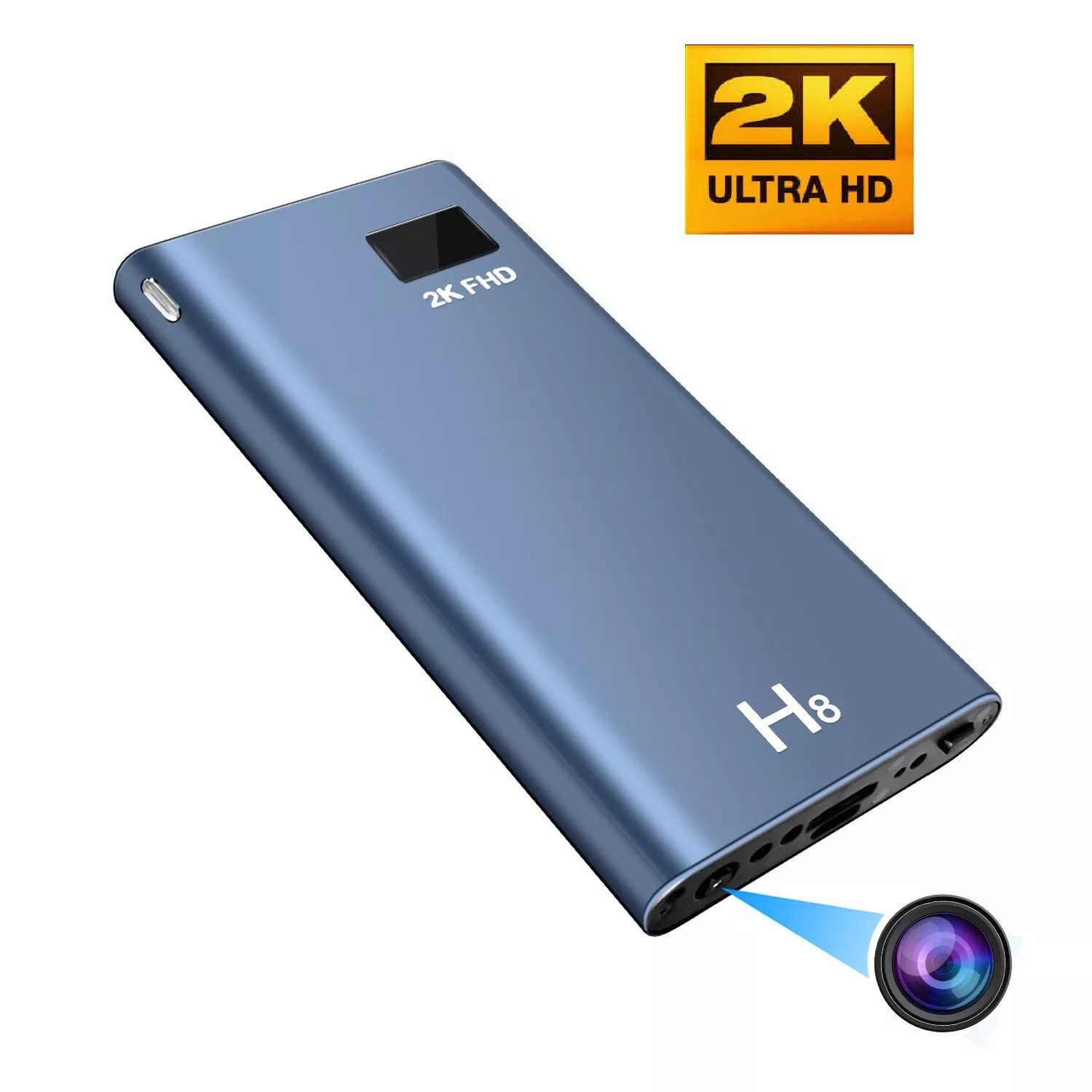 SpionProfi Überwachungskamera 2k Powerbank Mini Kamera