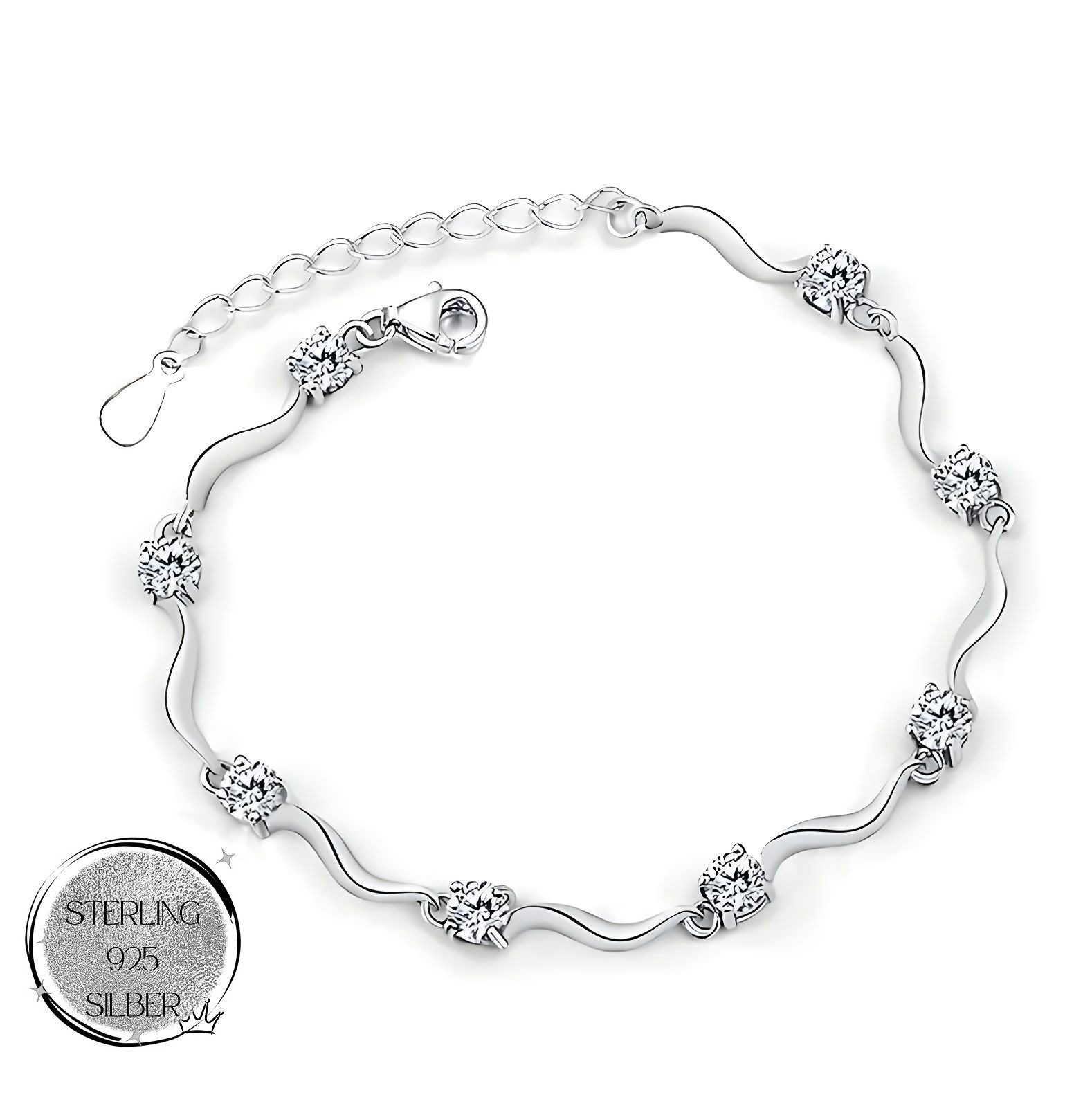 SEAMISAI Silberarmband Armband 925, Armkette Damen