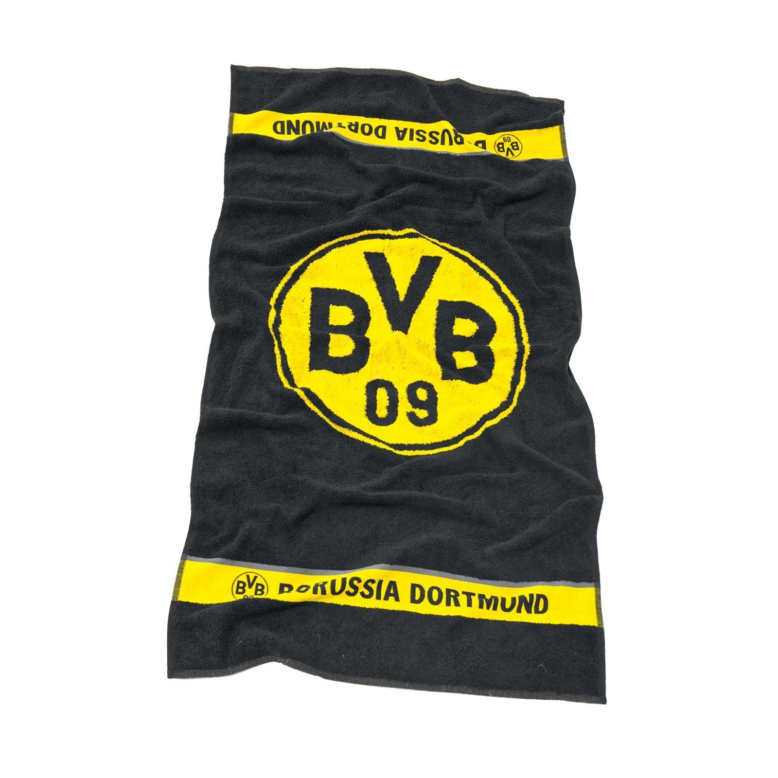 BVB Duschtuch BVB-Duschtuch Emblem 70x140 cm,