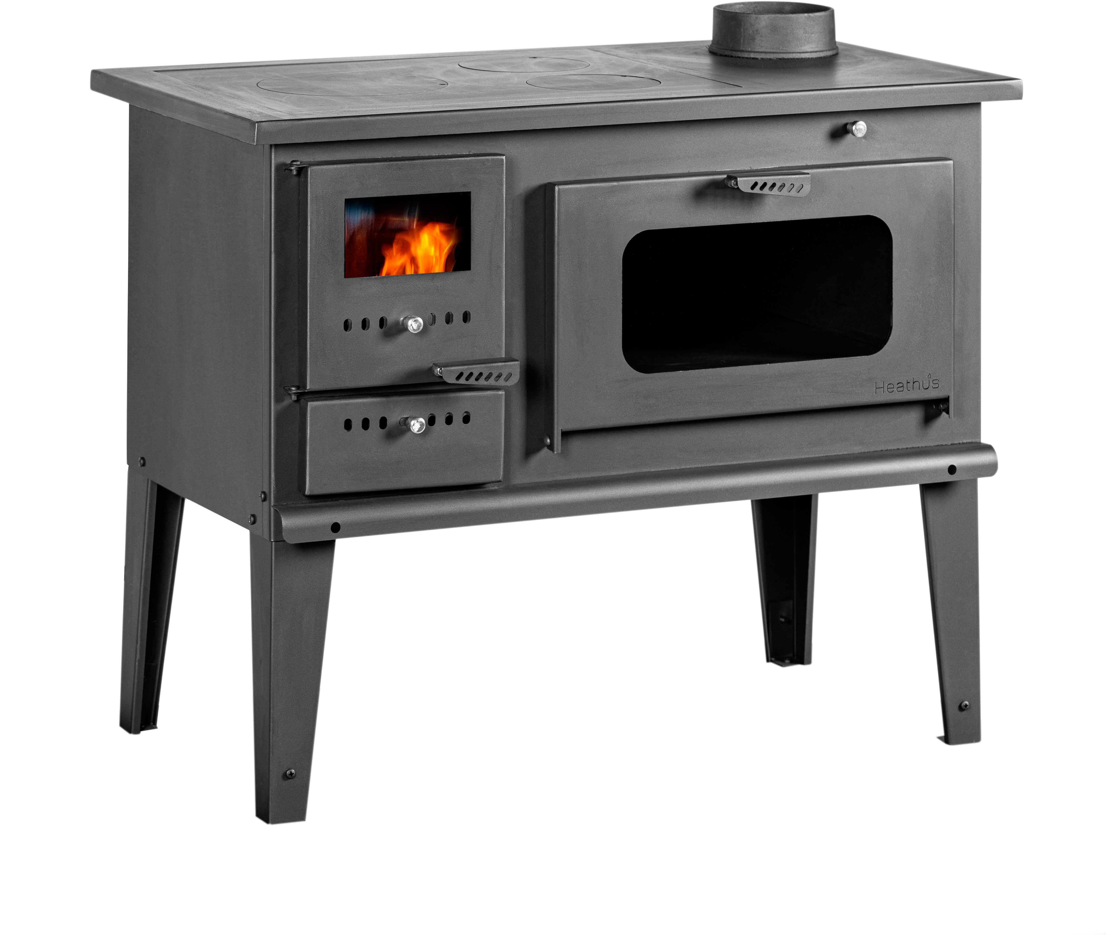 Heathus Festbrennstoffherd Holz-Küchenherd »Cook Easy«, 7,9