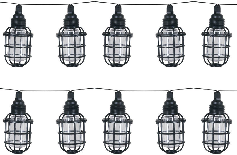 Luxform Lichterkette Solar-Lichterkette Corsica Partybeleuchtung 10xLED,