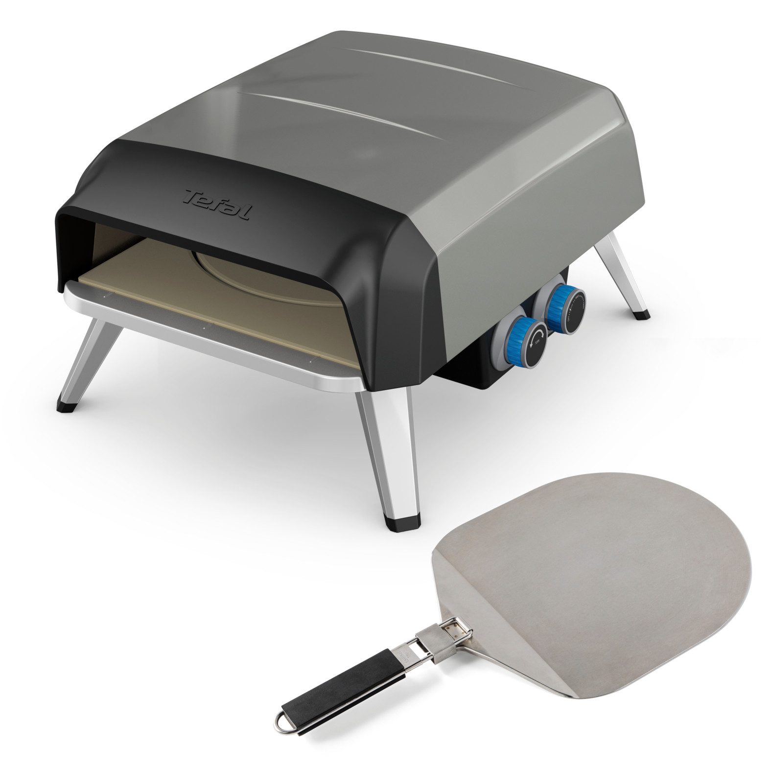 Tefal Pizzaofen Pizza Pronto, kompakter Gaspizzaofen