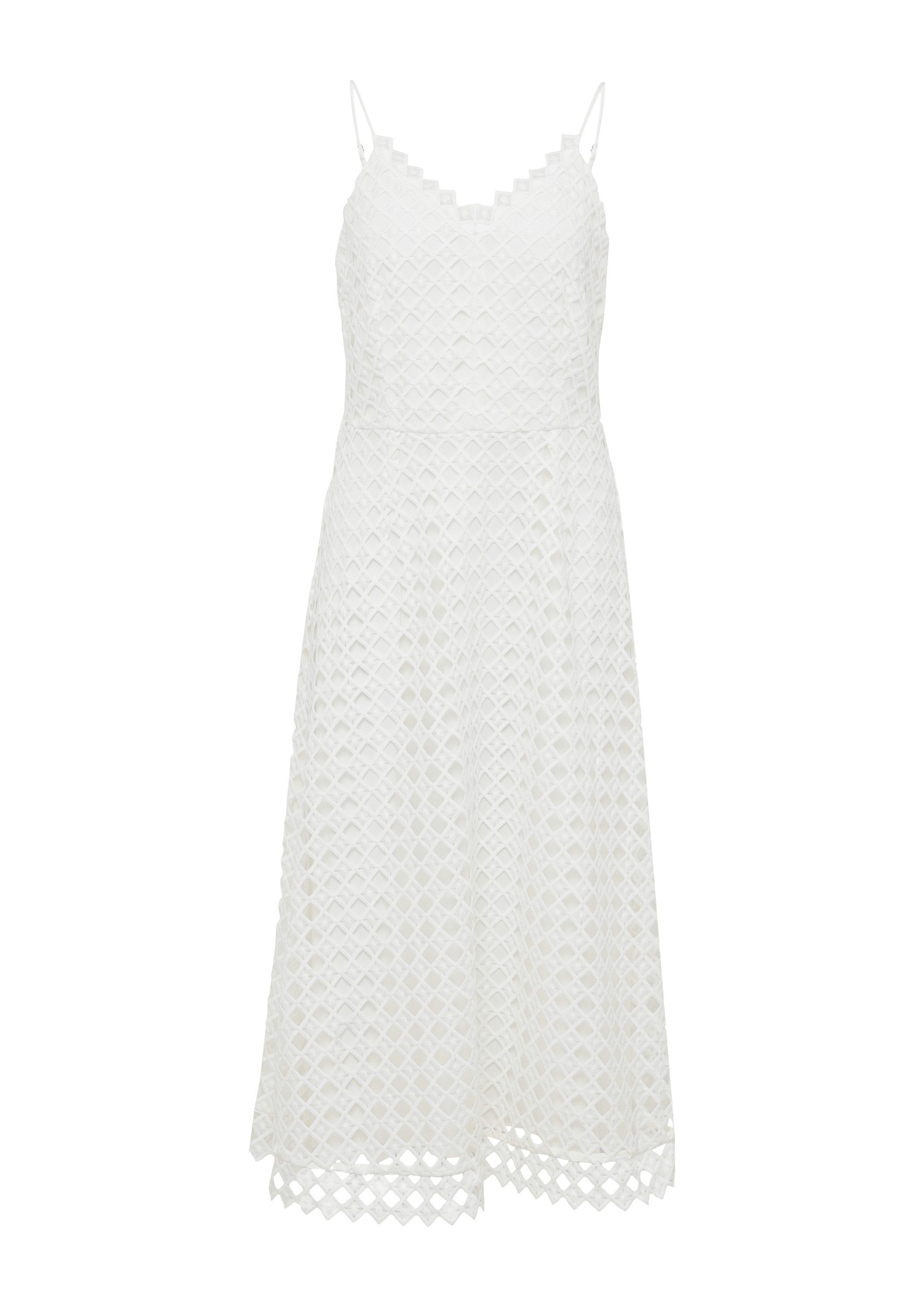comma Midikleid Kleid Midi-Kleid aus Spitze
