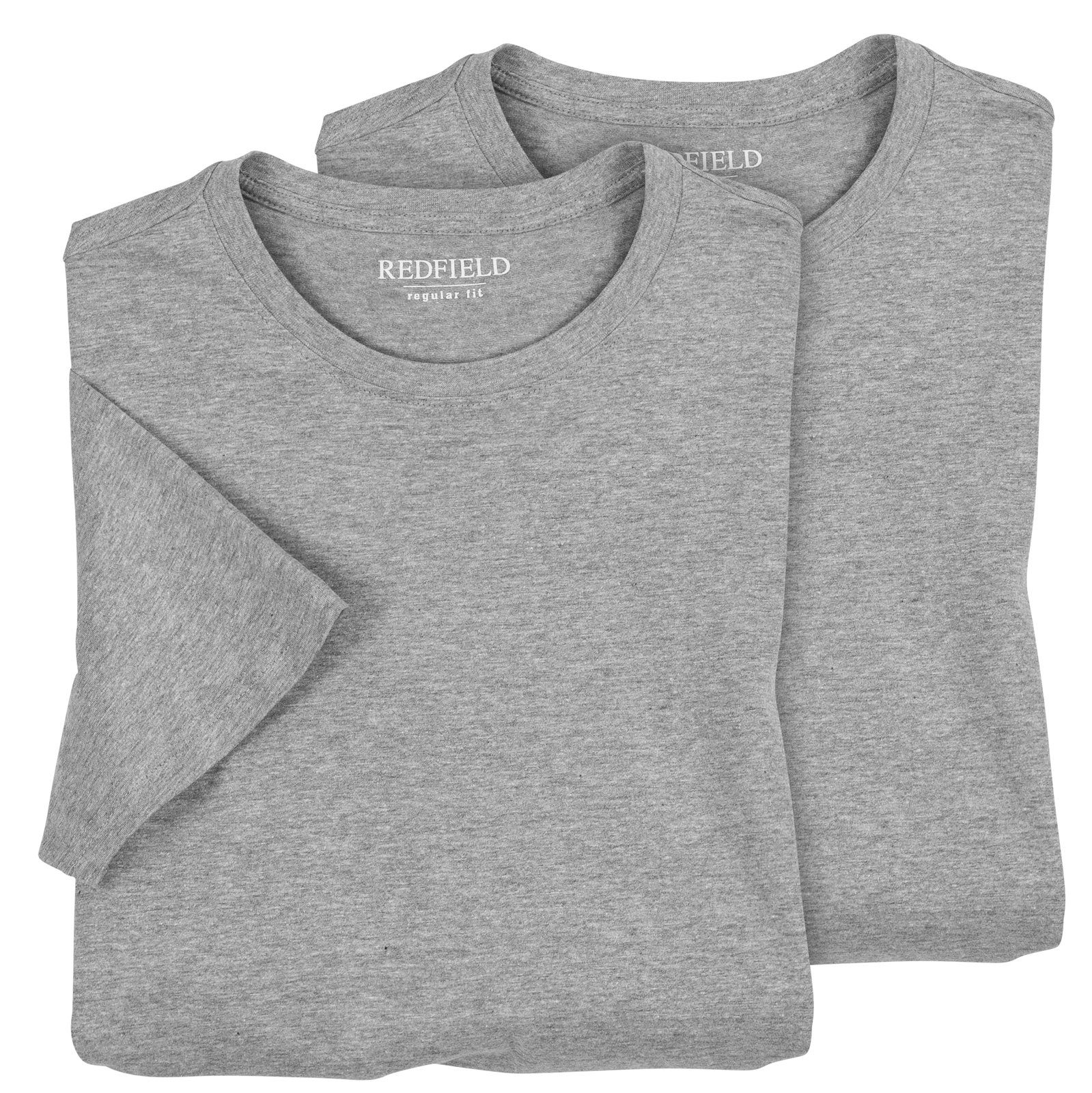 redfield Rundhalsshirt Redfield Doppelpack T-Shirts Übergröße