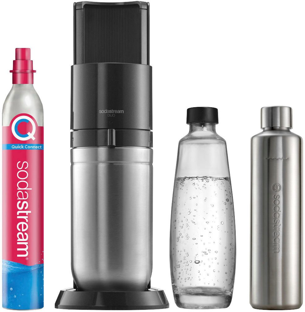 SodaStream Wassersprudler DUO inkl. 1x Glasflasche