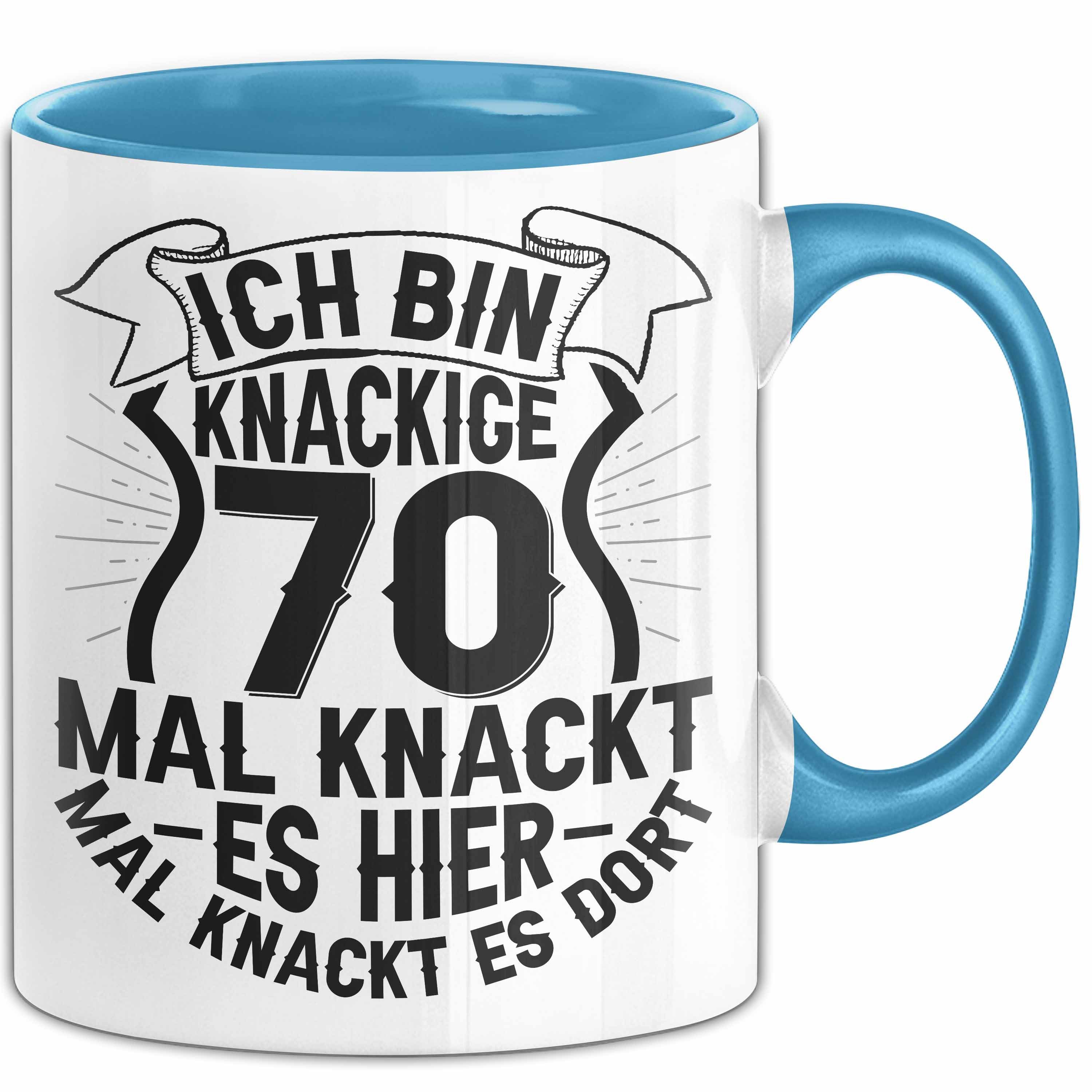 Trendation Tasse 70er Geburtstag Geschenk Männer