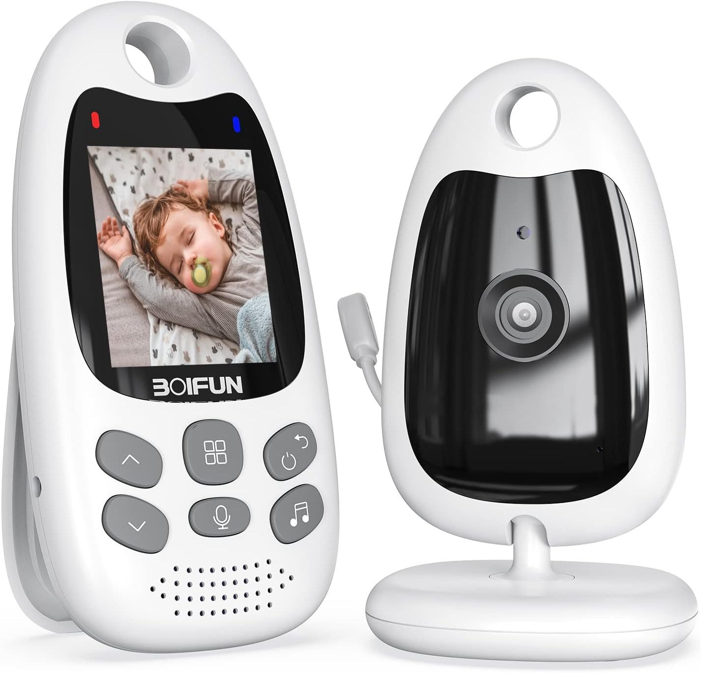 Boifun Babyphone Tragbares Babyphone mit Kamera