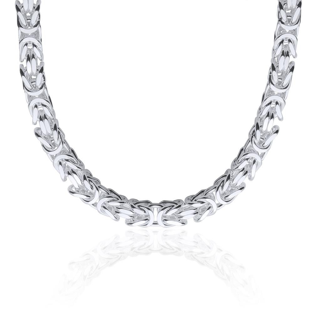 JEWLIX Silberkette 925er Silber Königskette für