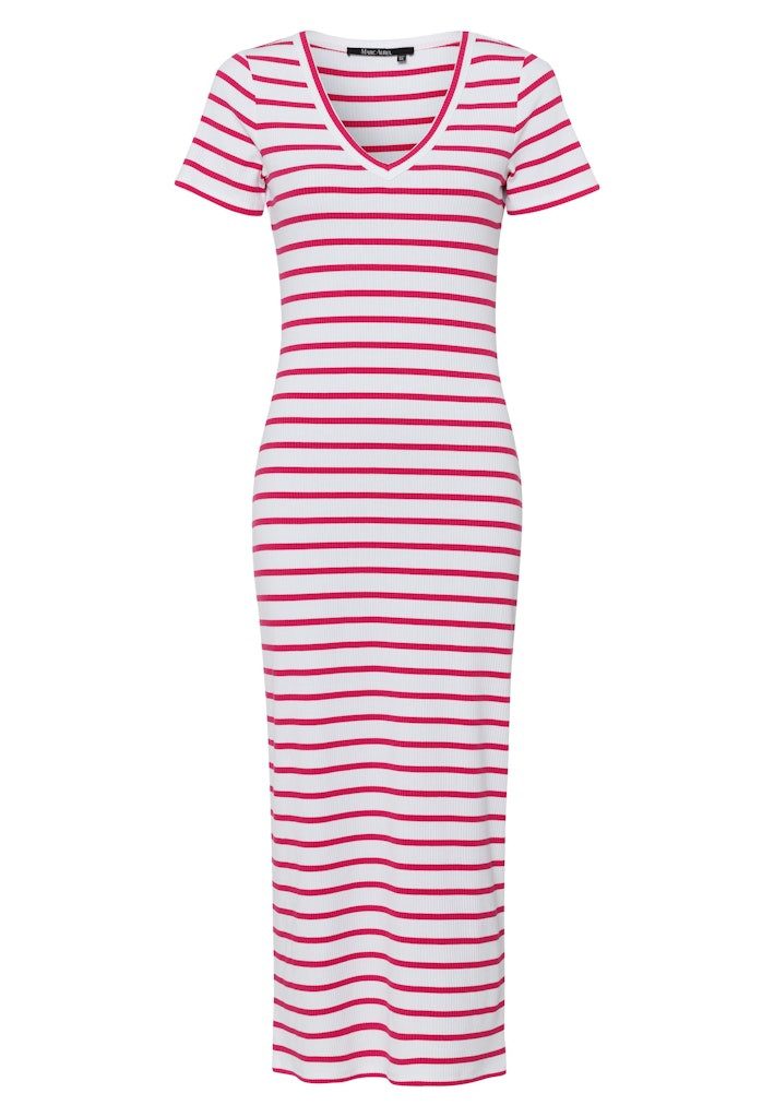 MARC AUREL Maxikleid Kleider-Jersey white varied