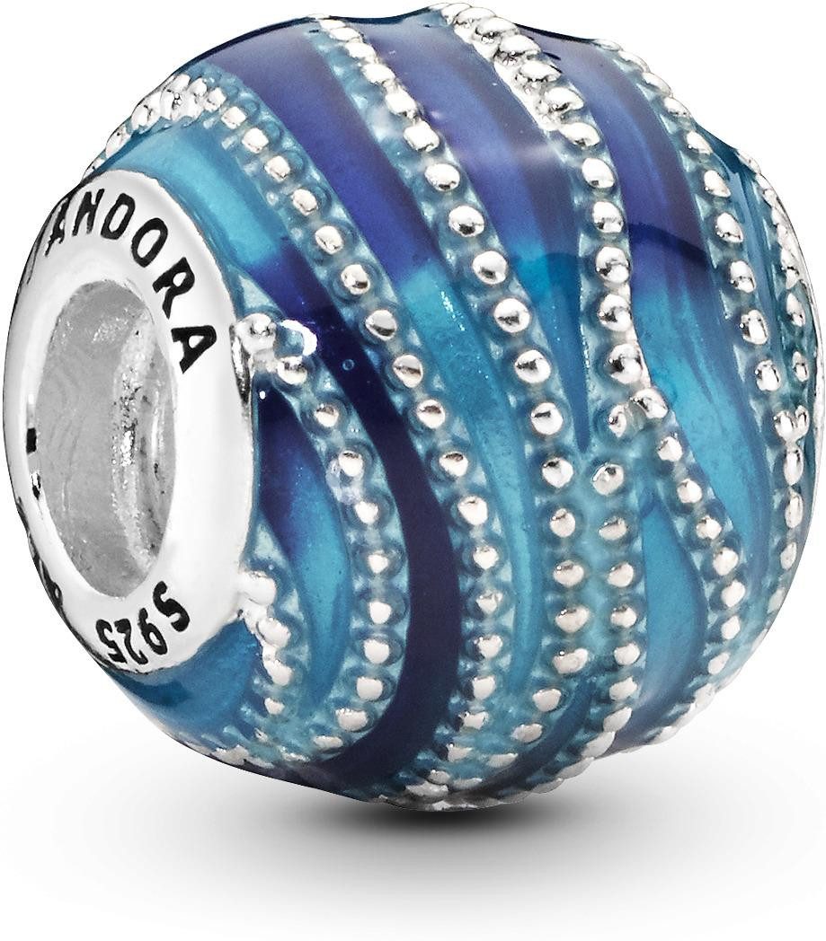 Pandora Kettenanhänger Pandora Blaue Welle Charm