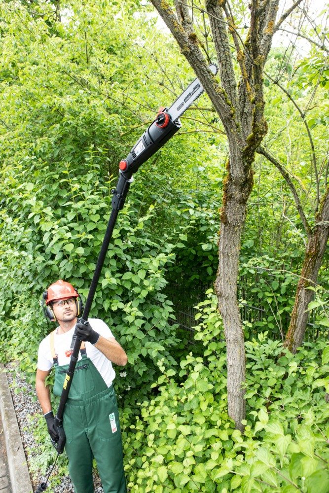 WALTER Elektro-Kettensäge Teleskop Kettensäge & Heckenschere
