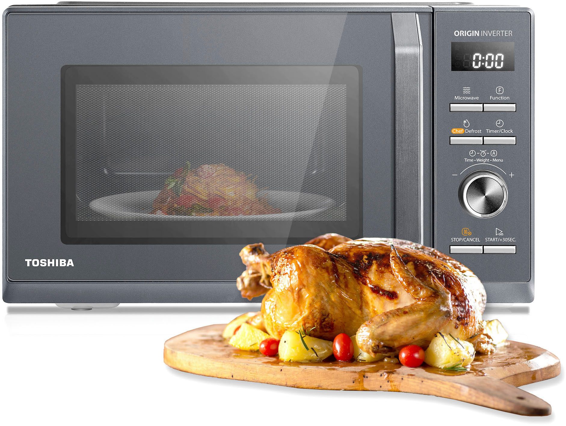 Toshiba Mikrowelle MW3-AG25PFI (MG), Grill, Mikrowelle,