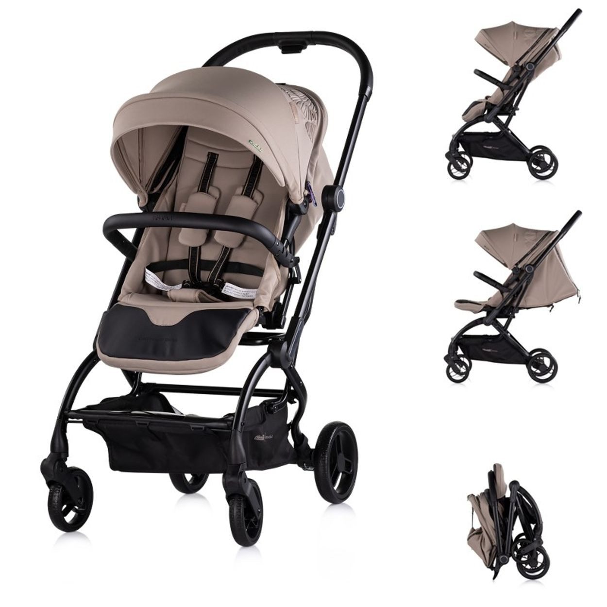Chipolino Kinder-Buggy Kinderwagen, Buggy Revolut, Sitz