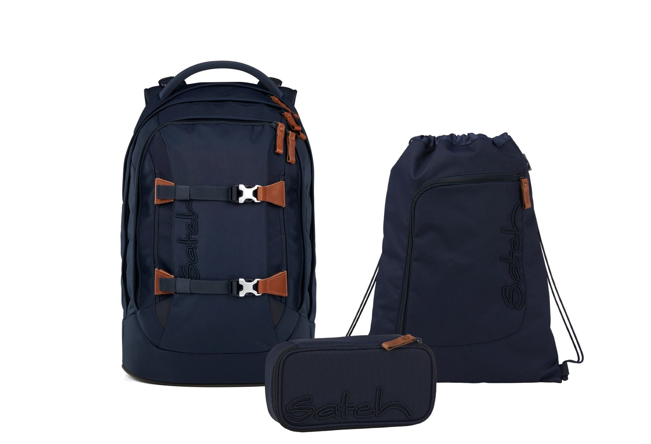 Satch Schulranzen Schulrucksack-Set PACK Nordic Blue