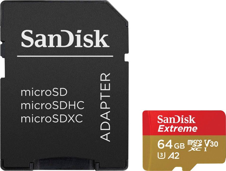 Sandisk Extreme 64GB Speicherkarte (64 GB,