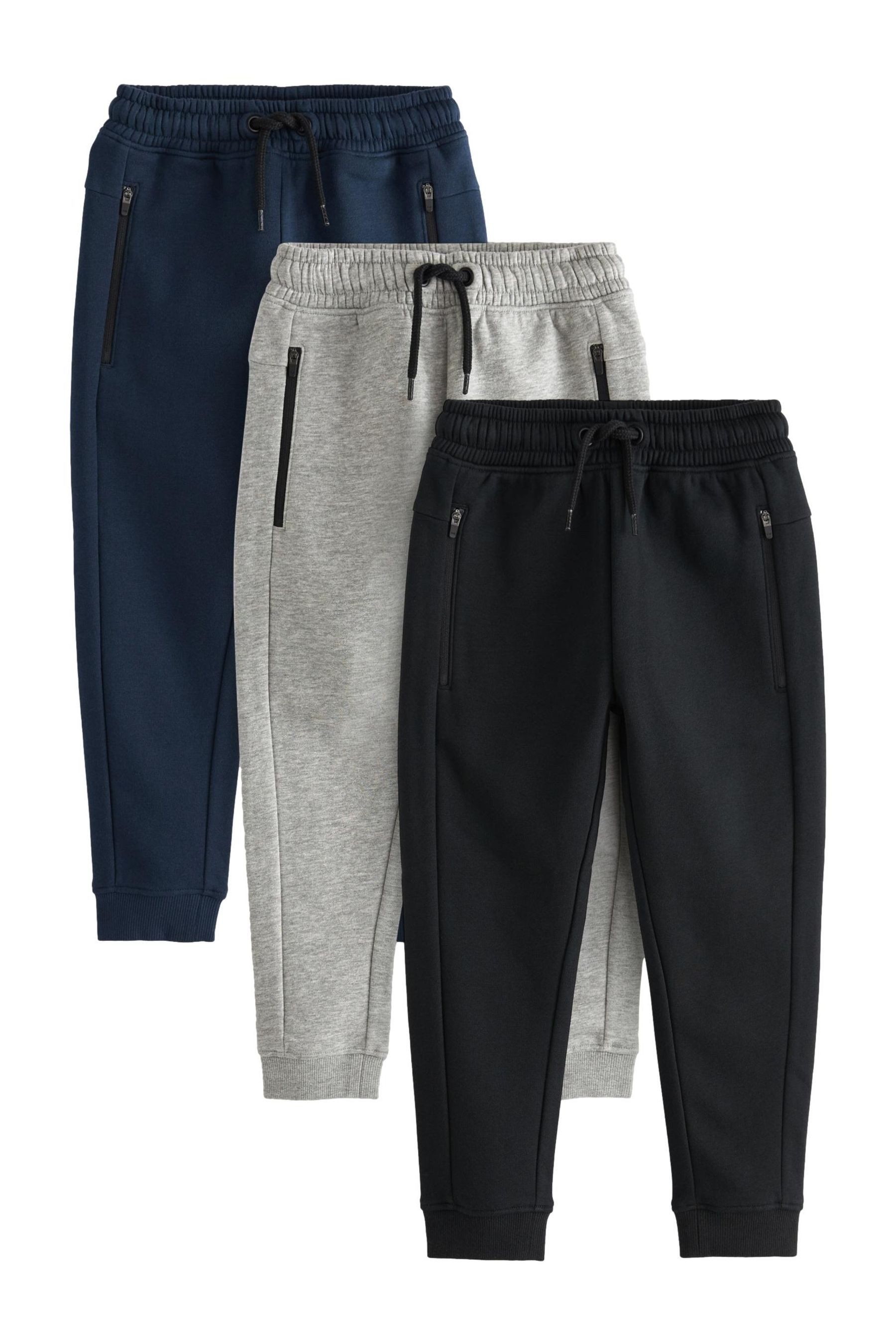 Next Jogginghose Slim Fit-Jogginghosen, 3er-Pack (3-tlg)