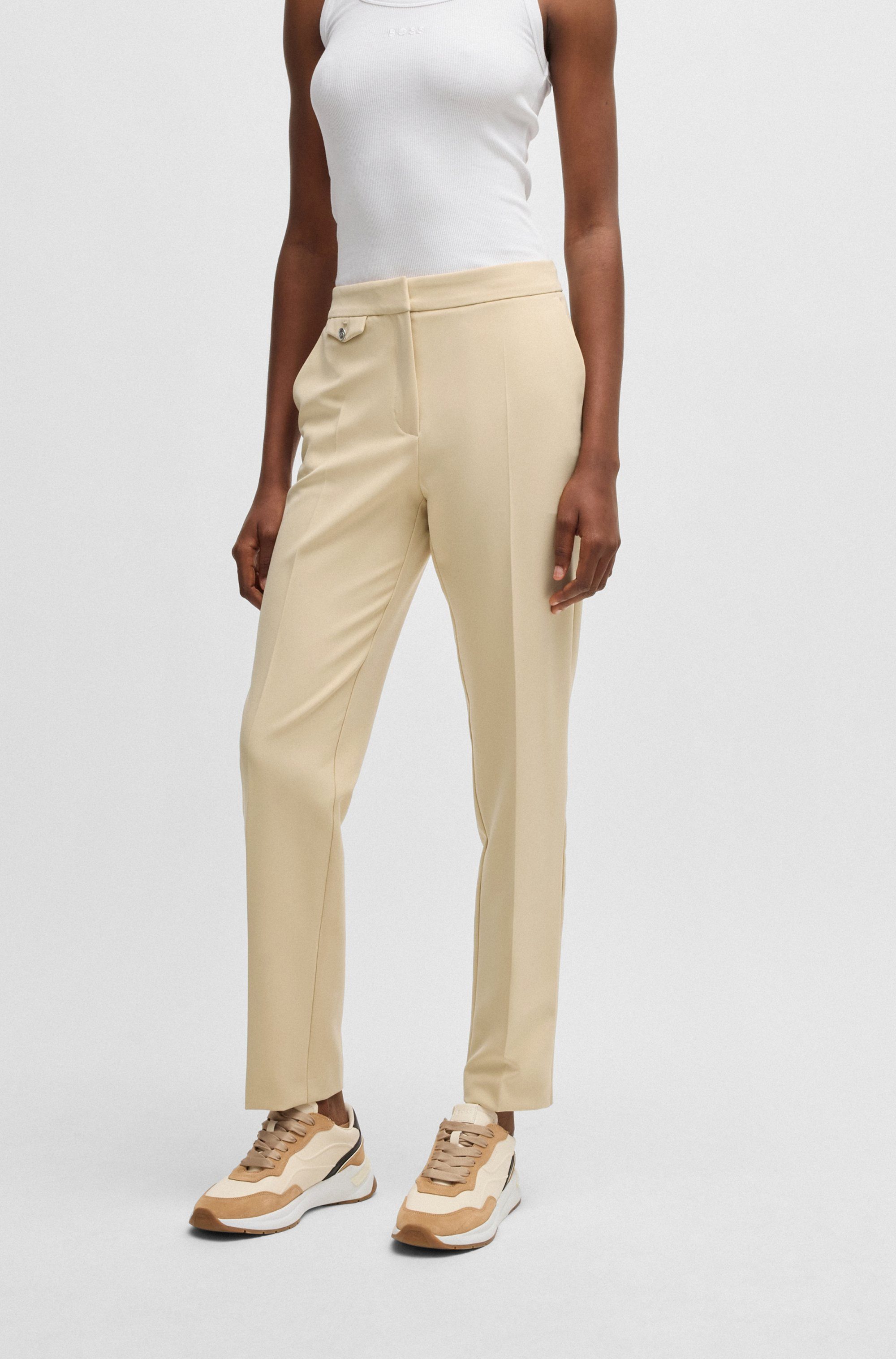 BOSS ORANGE Chinohose Taschina Premium Damenmode