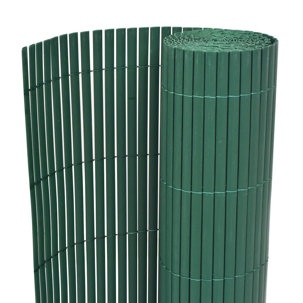 vidaXL Gartenzaun Gartenzaun Doppelseitig PVC 90x300