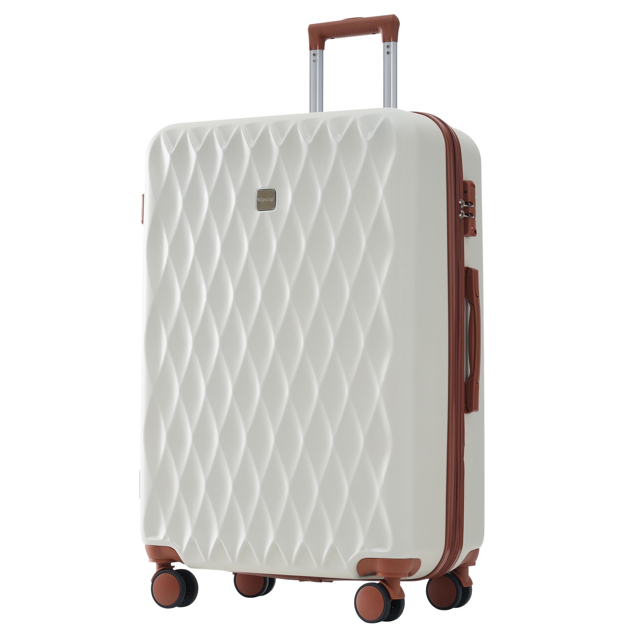 OKWISH Hartschalen-Trolley Kofferset, ABS-Material TSA Zollschloss