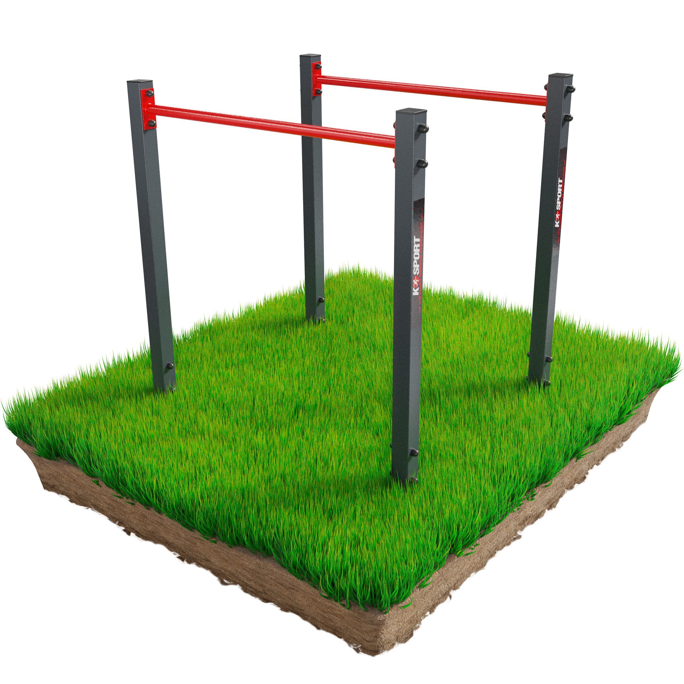 K-SPORT Kraftstation Outdoor Barren, Dip Barren,