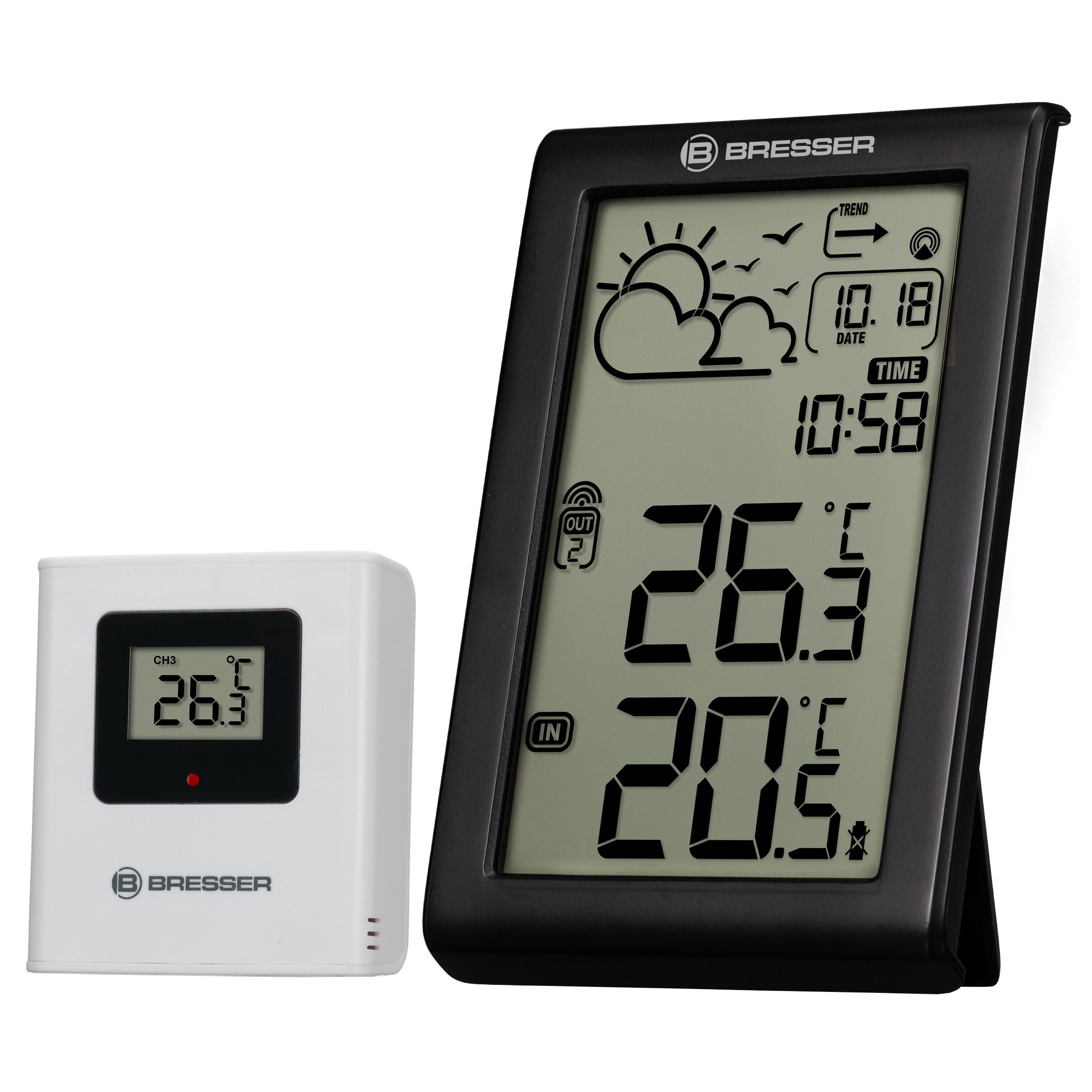 BRESSER BRESSER Wetterstation Meteo Temp W