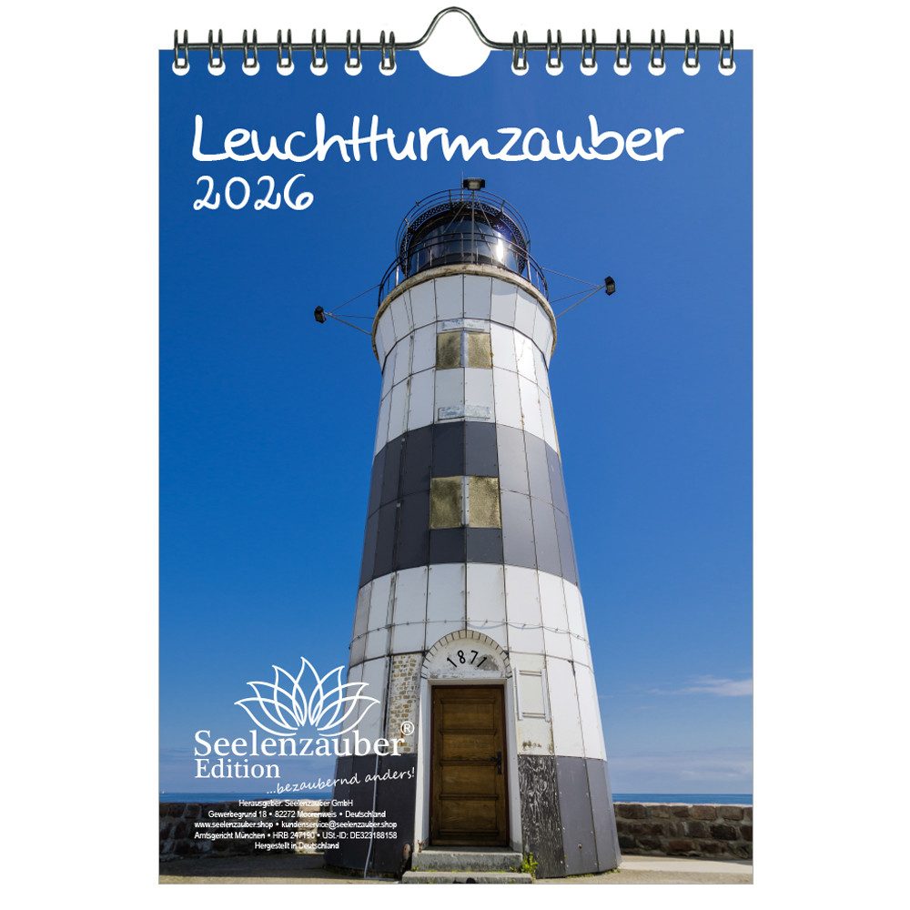 Seelenzauber Wandkalender Leuchtturmzauber DIN A5 Kalender