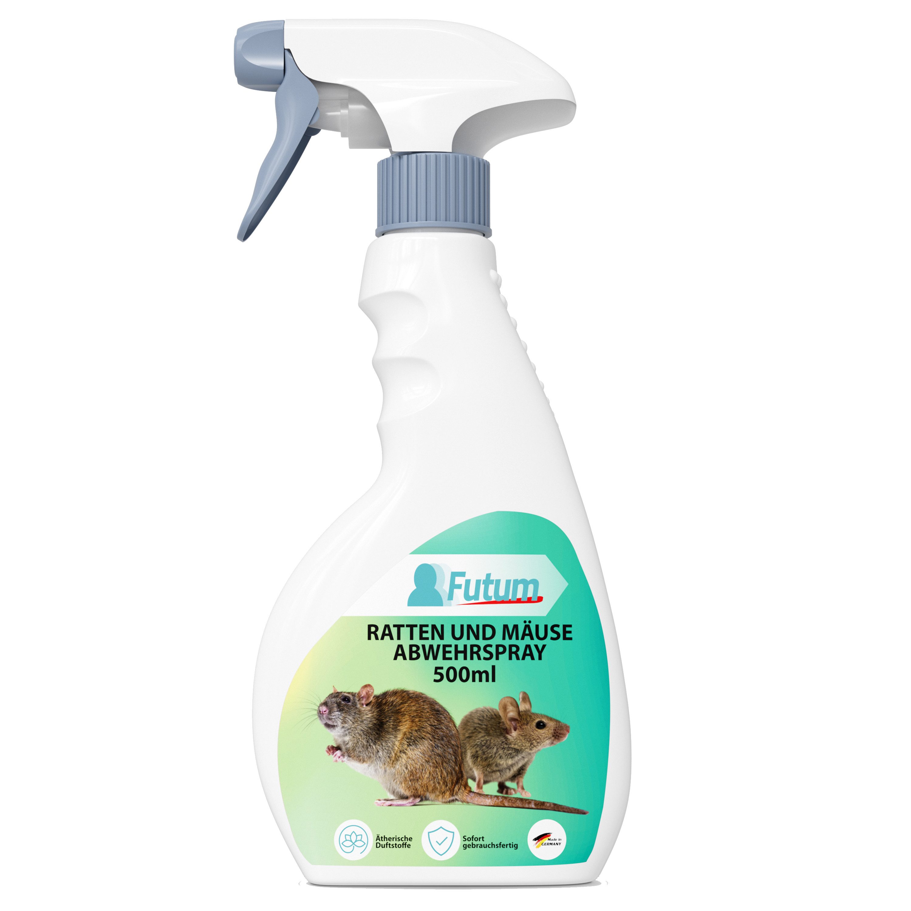 FUTUM Vergrämungsmittel Ratten & Mäuse Abwehrspray,
