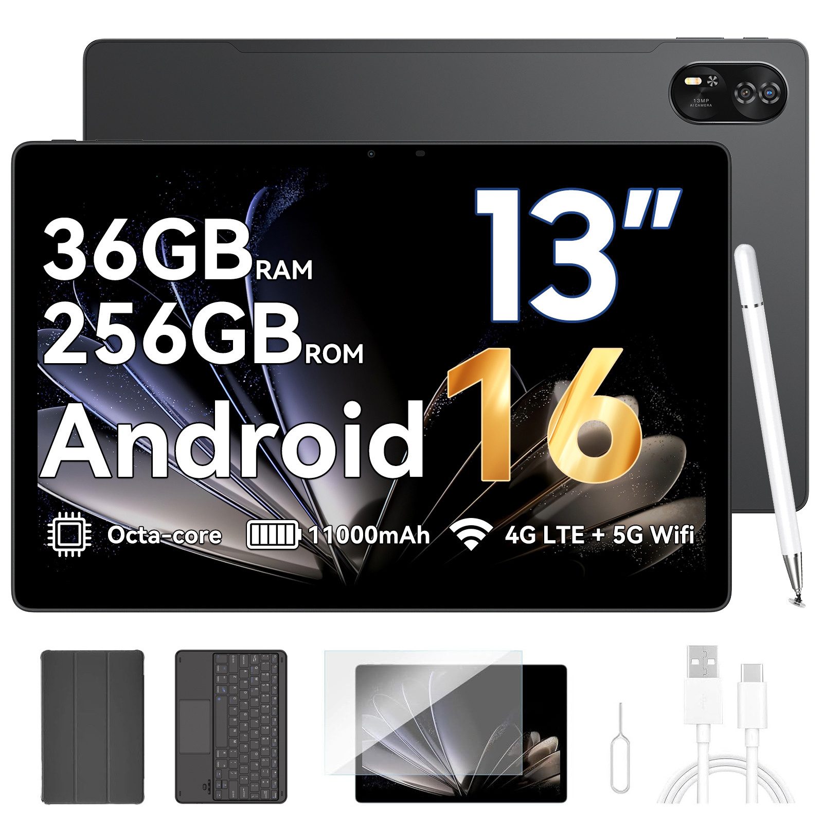 blackview Mega8 13' 4G LTE 12GB+512GB/256GB